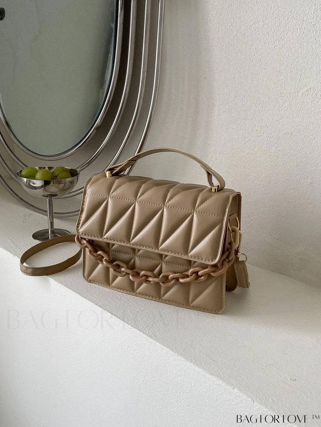 BagForLove - Compact Quilted Chain Flap Bag - Elegant and Functional