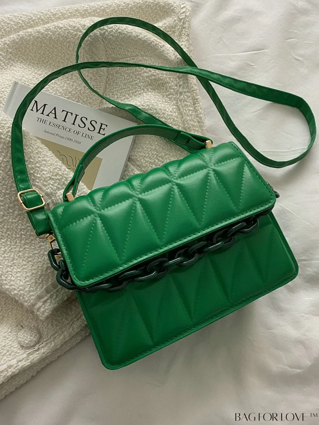 BagForLove - Compact Quilted Chain Flap Bag - Elegant and Functional