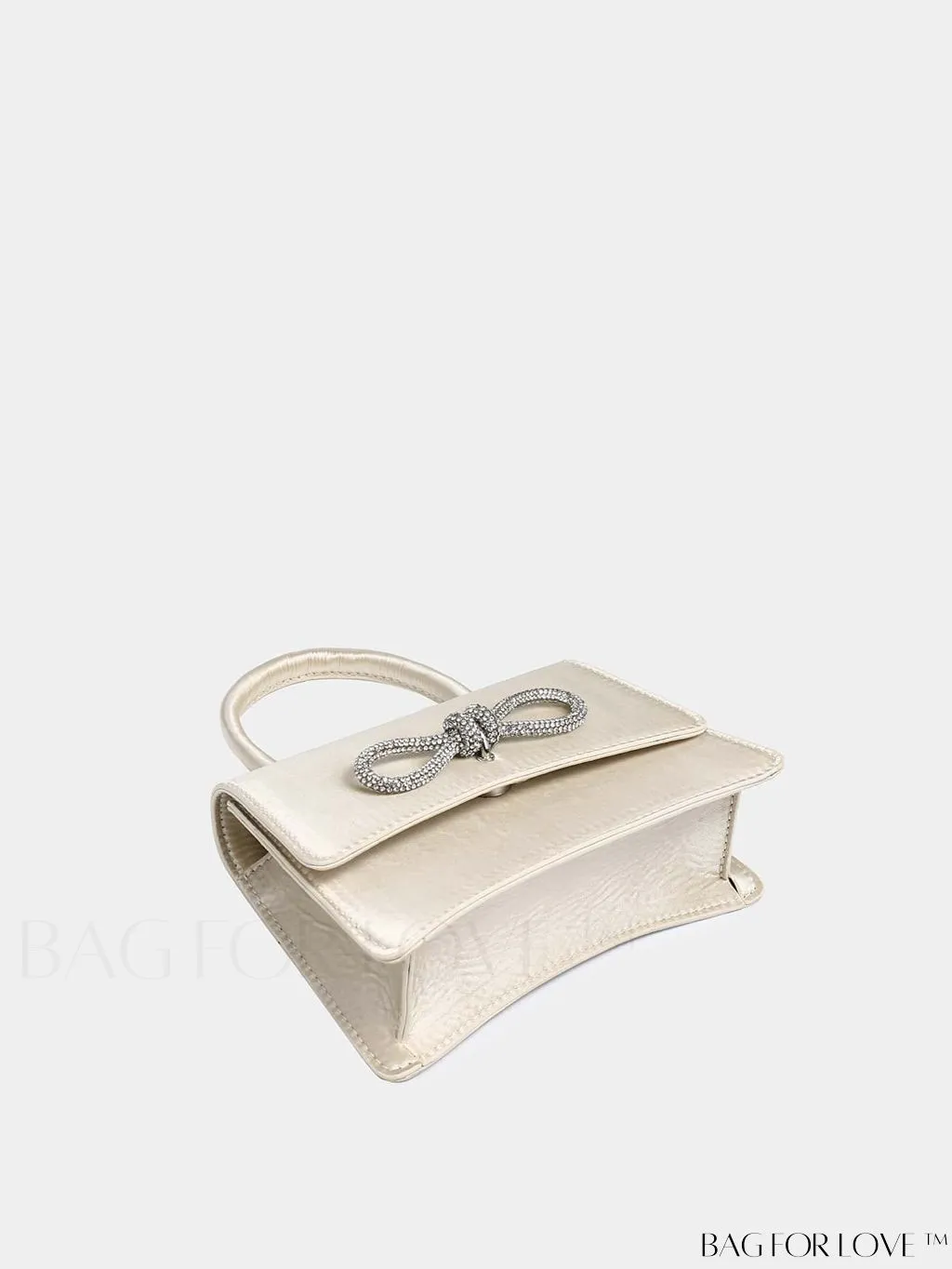 BagForLove - Compact Rhinestone-Embellished Flip Handbag, for Fashion-Forward Style