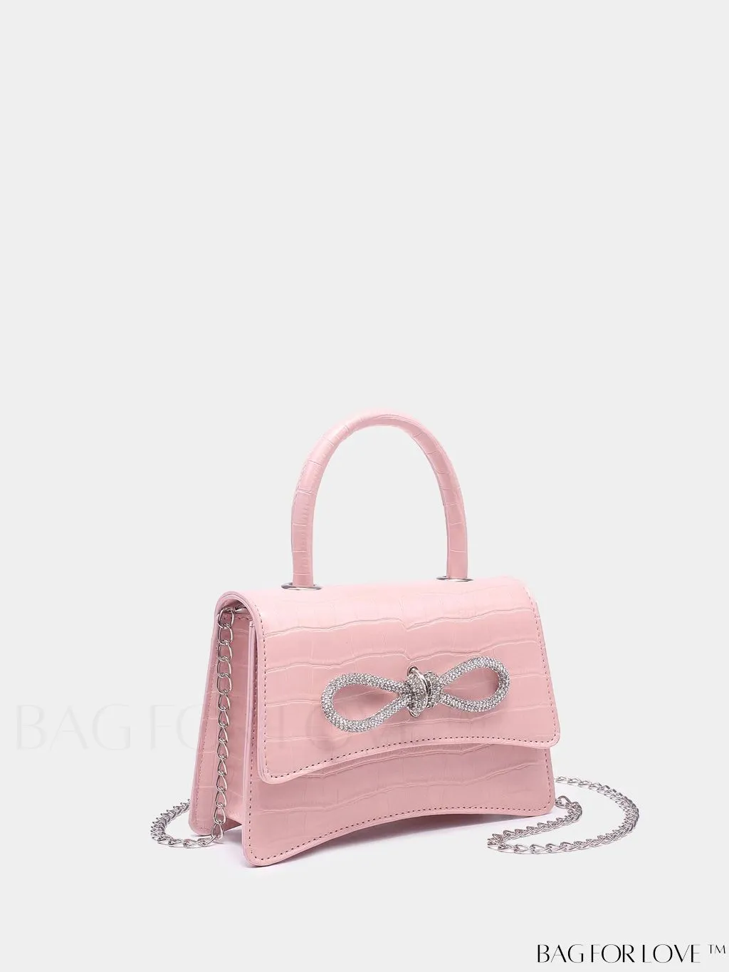 BagForLove - Compact Rhinestone-Embellished Flip Handbag, for Fashion-Forward Style