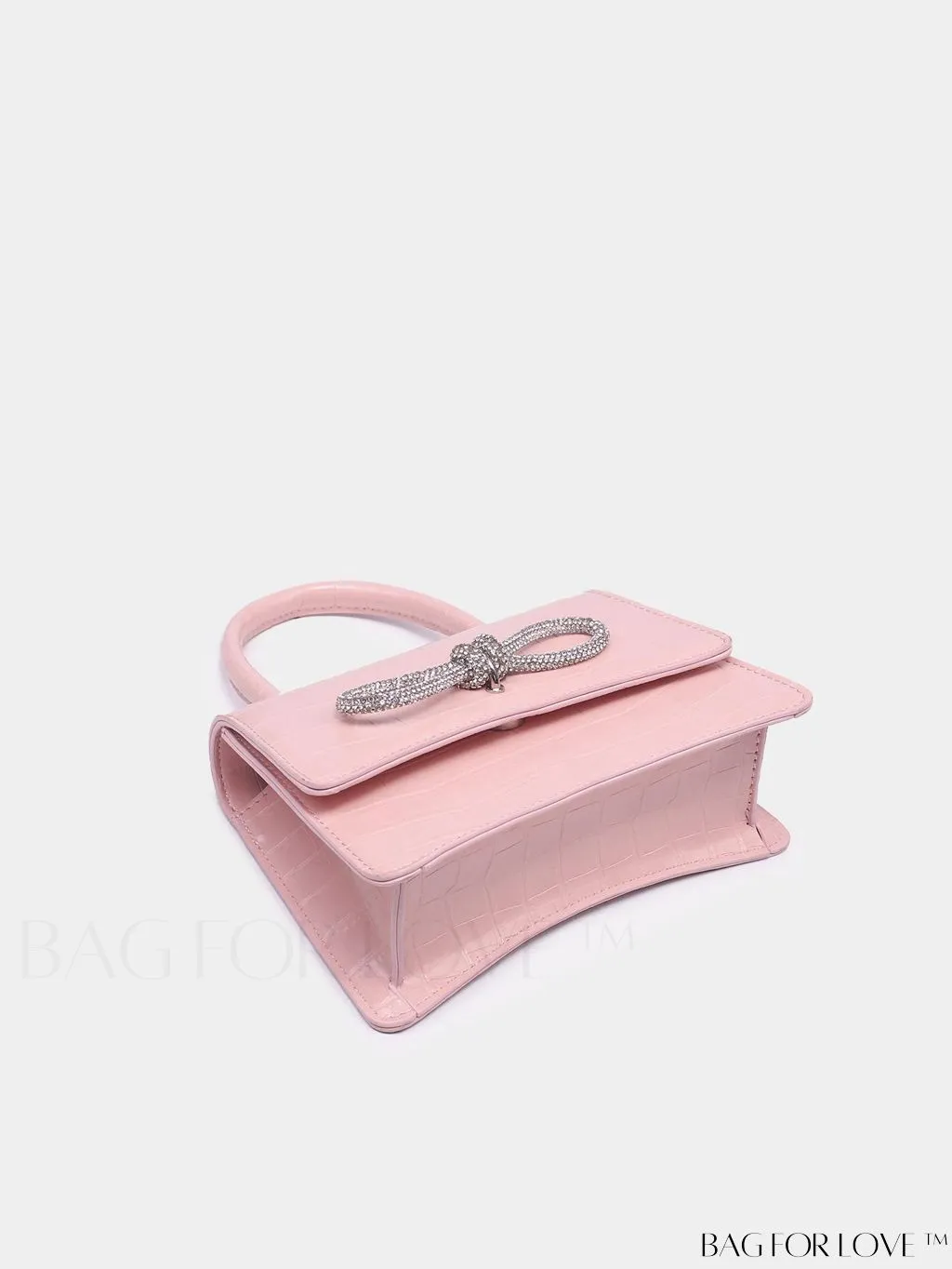 BagForLove - Compact Rhinestone-Embellished Flip Handbag, for Fashion-Forward Style