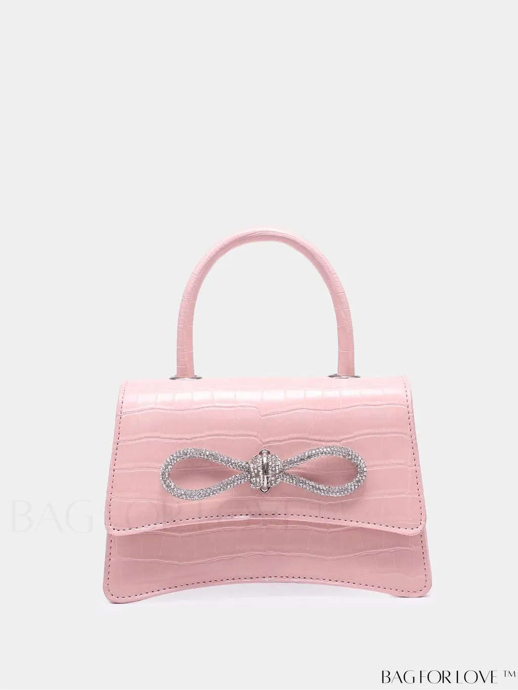 BagForLove - Compact Rhinestone-Embellished Flip Handbag, for Fashion-Forward Style
