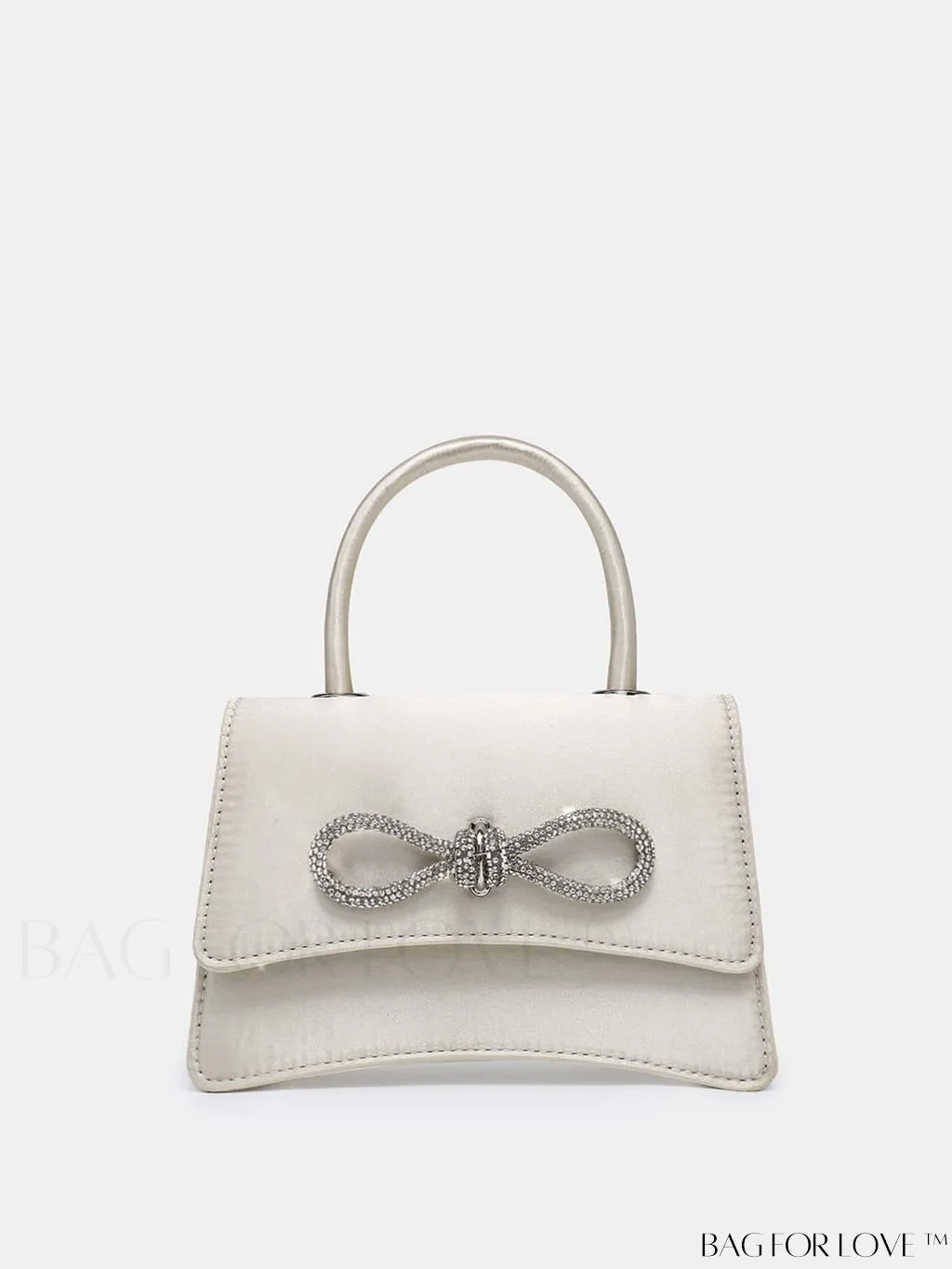 BagForLove - Compact Rhinestone-Embellished Flip Handbag, for Fashion-Forward Style