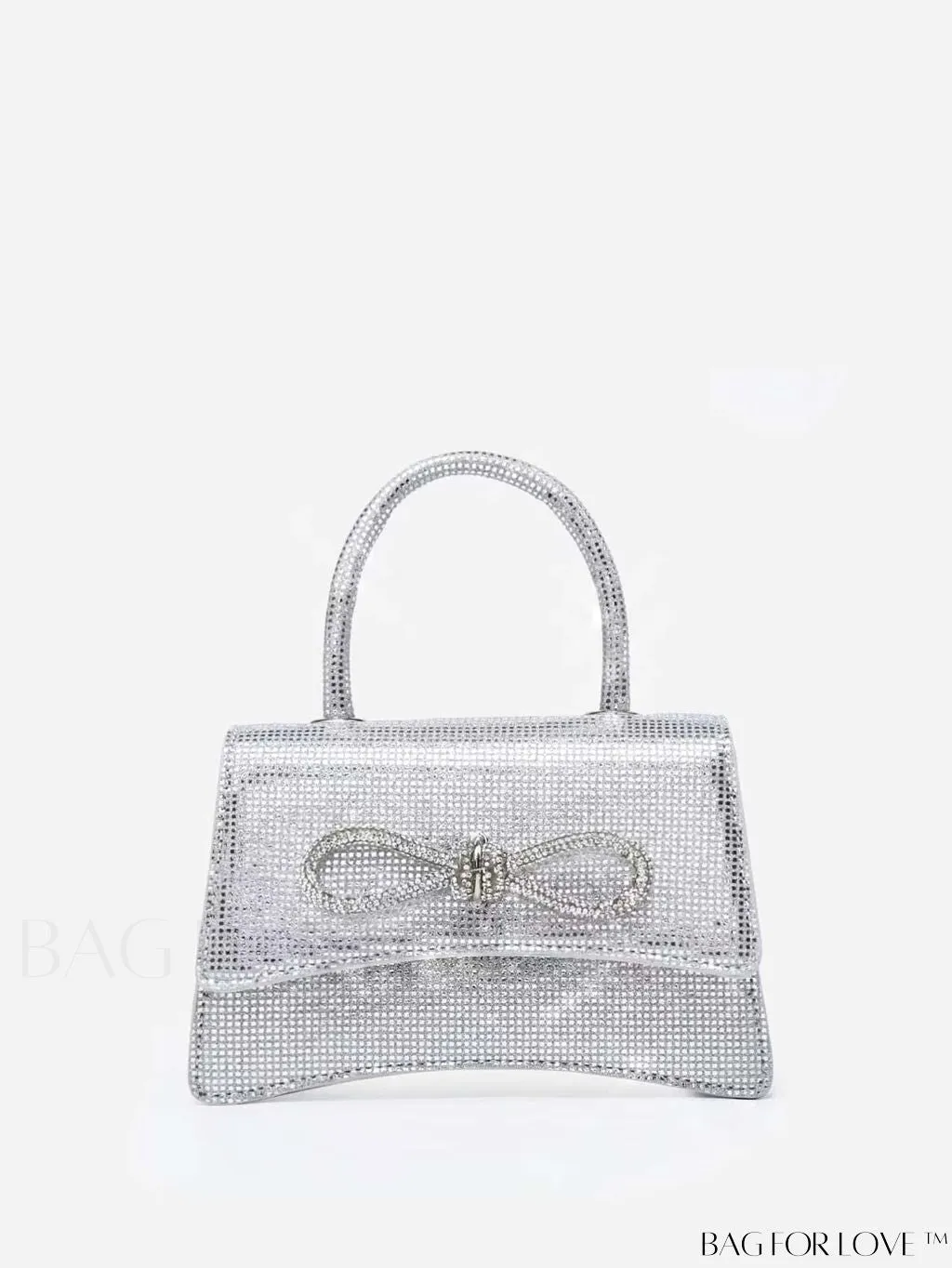 BagForLove - Compact Rhinestone-Embellished Flip Handbag, for Fashion-Forward Style