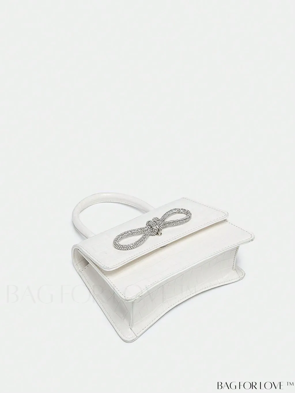 BagForLove - Compact Rhinestone-Embellished Flip Handbag, for Fashion-Forward Style