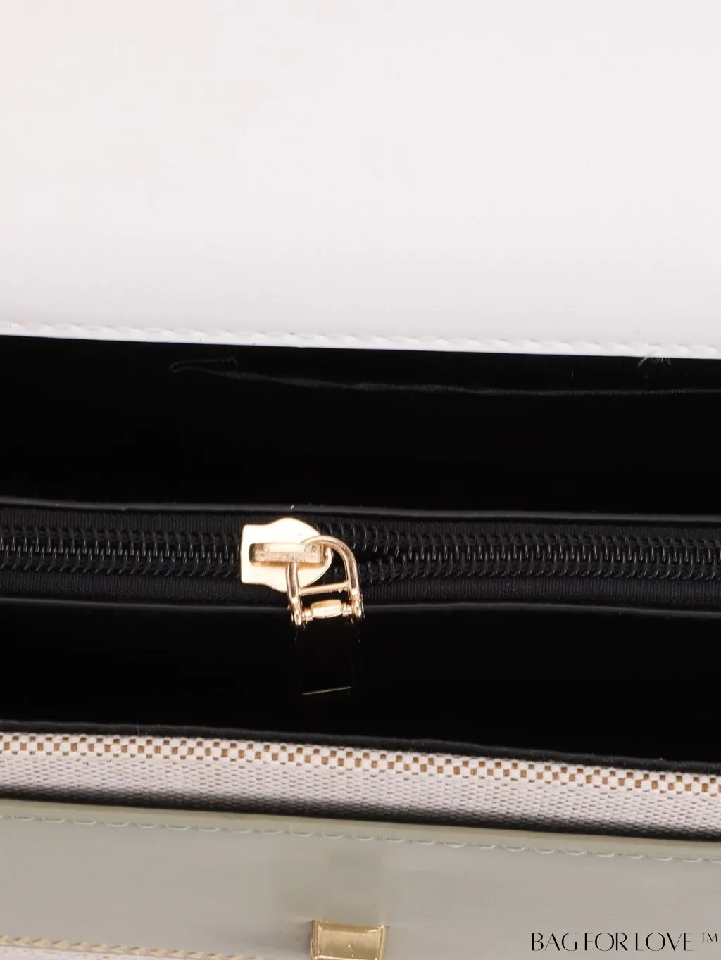 BagForLove - Compact Stitched Flap Satchel: Stylish and Practical
