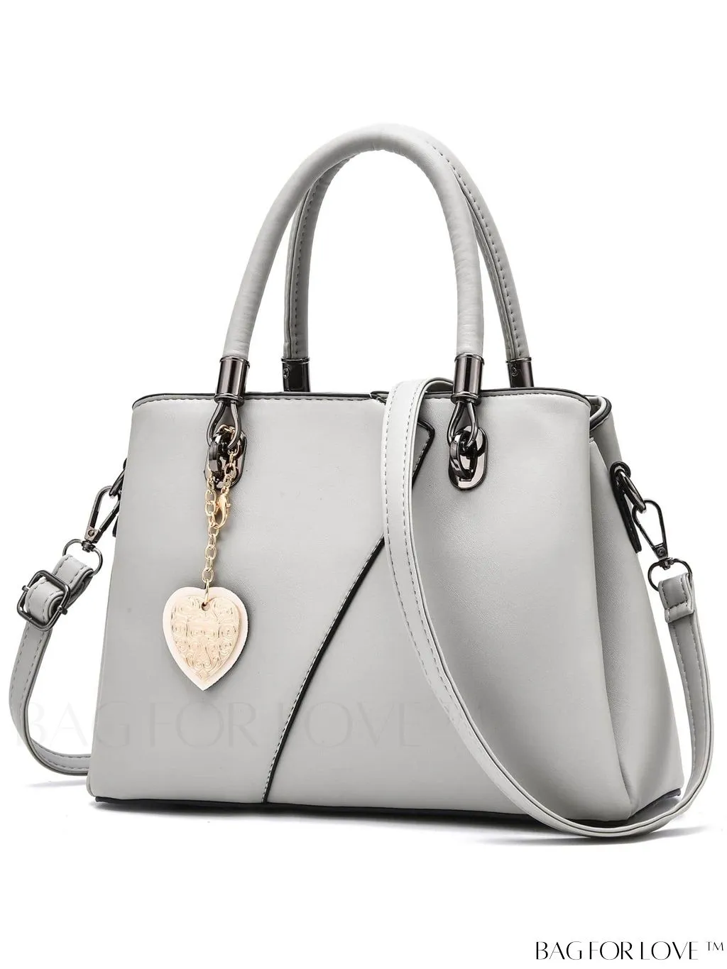 BagForLove - I IHAYNER Ladies Leather Handbag: Top-handle Tote with Contrast Color Stitching and Satchel Design