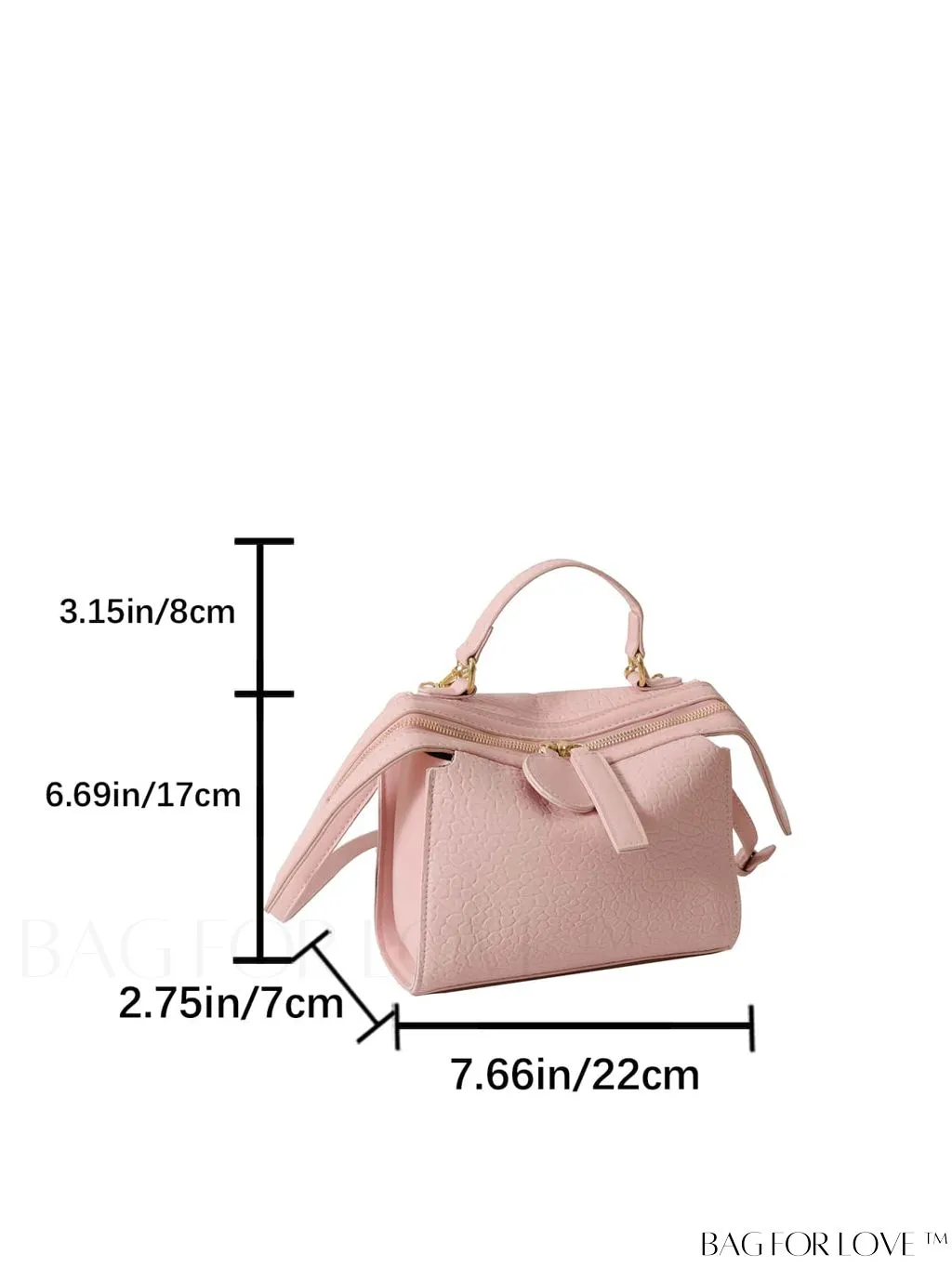 BagForLove - Minimalist Top Handle Satchel Bag in Solid Color