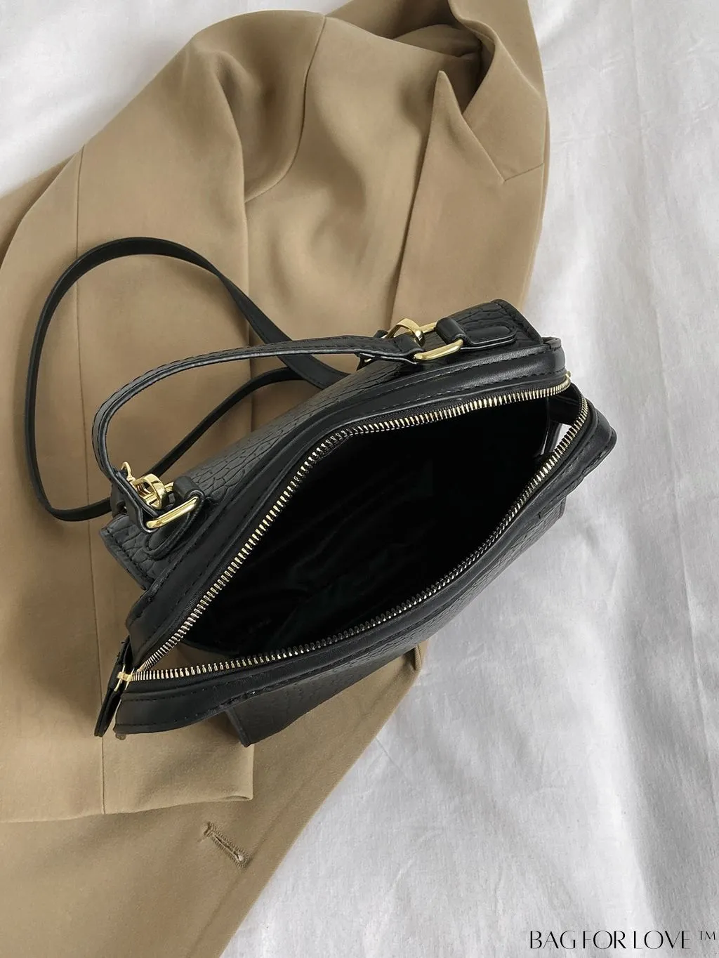 BagForLove - Minimalist Top Handle Satchel Bag in Solid Color