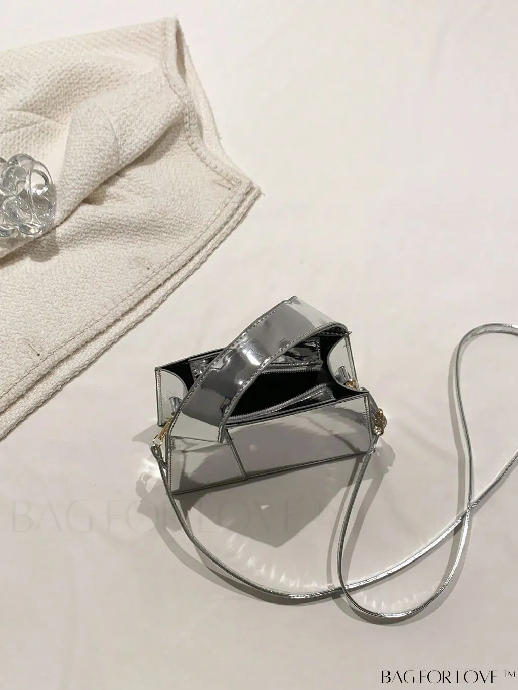 BagForLove - Sleek Square Bag with Integrated Coin Purse: A Modern Minimalist Accessory
