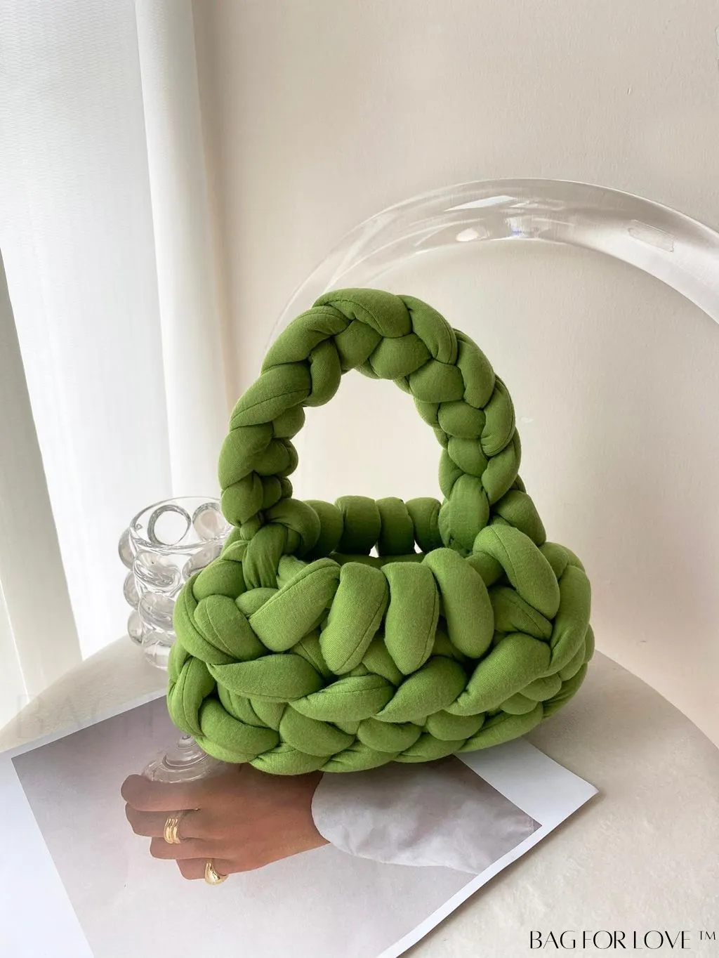 BagForLove - Stylish Solid Color Crochet Bag - A Minimalist Must-Have!