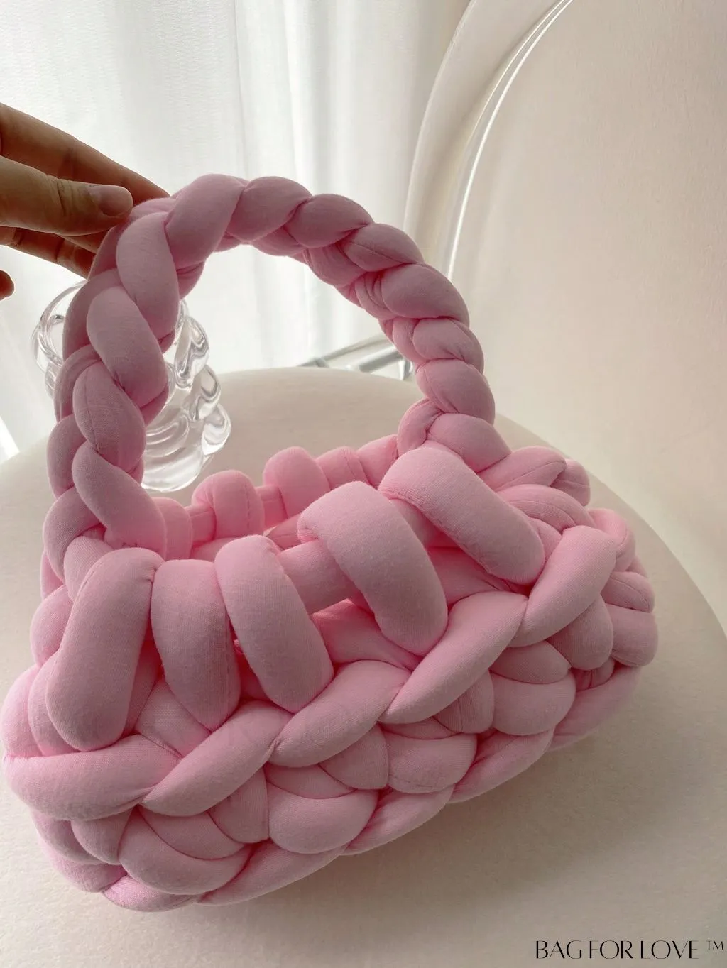 BagForLove - Stylish Solid Color Crochet Bag - A Minimalist Must-Have!