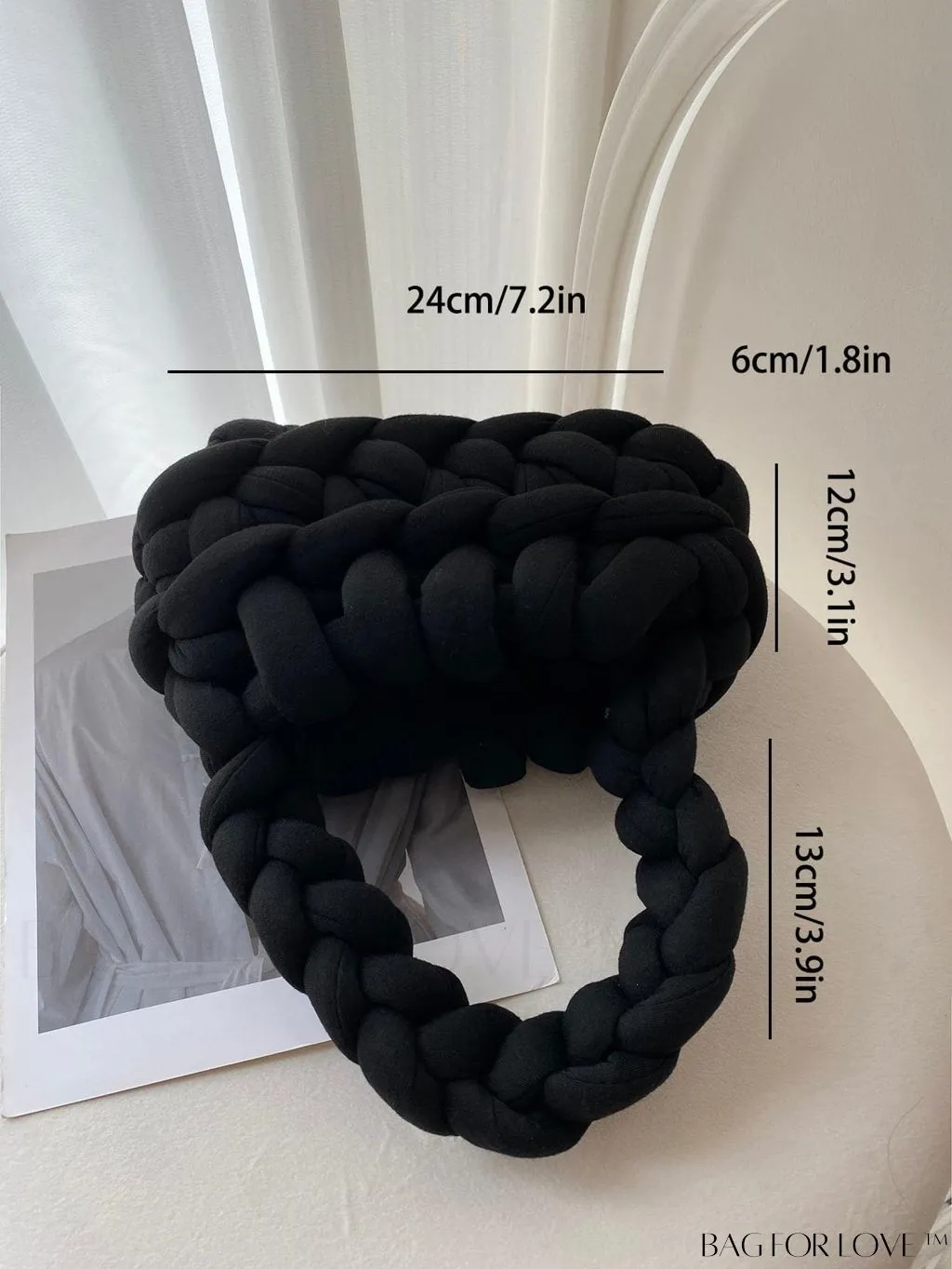 BagForLove - Stylish Solid Color Crochet Bag - A Minimalist Must-Have!