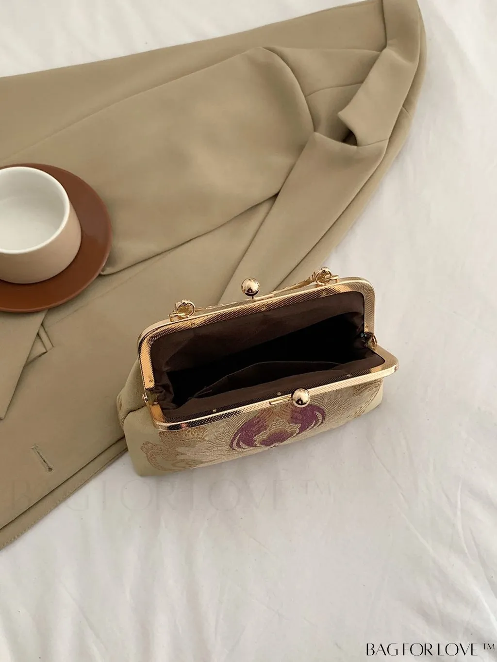 BagForLove - Womens Party Clutch with Detachable Shoulder Strap