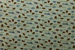Ballerinas On Turquoise Patchwork / Craft Fabric