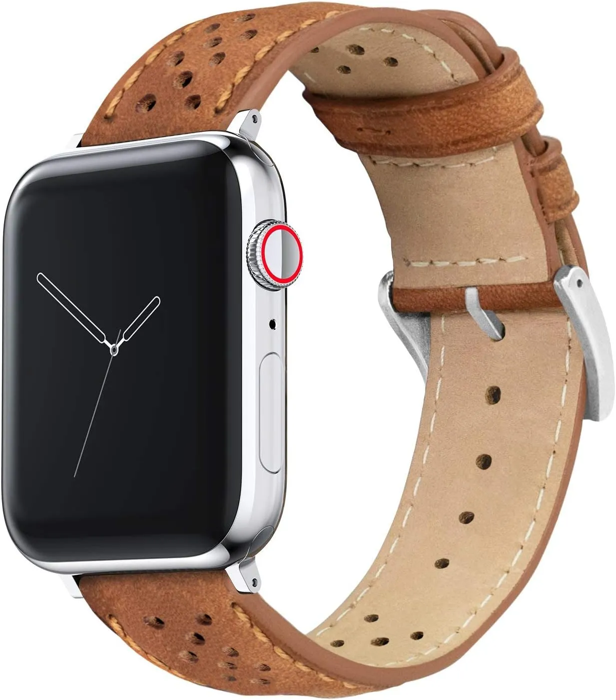 BARTON WATCH BANDS - Horween Leather Watch Bands Compatible with Apple Watch Models - 1, 2, 3, 4, 5, 6, 7, 8, 9, 10, SE, Ultra & Ultra 2