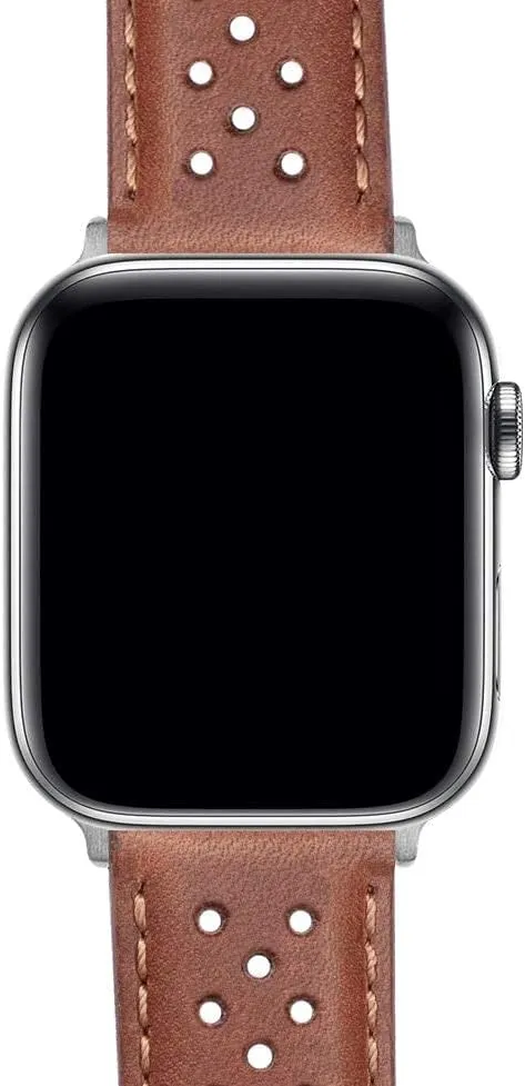 BARTON WATCH BANDS - Horween Leather Watch Bands Compatible with Apple Watch Models - 1, 2, 3, 4, 5, 6, 7, 8, 9, 10, SE, Ultra & Ultra 2
