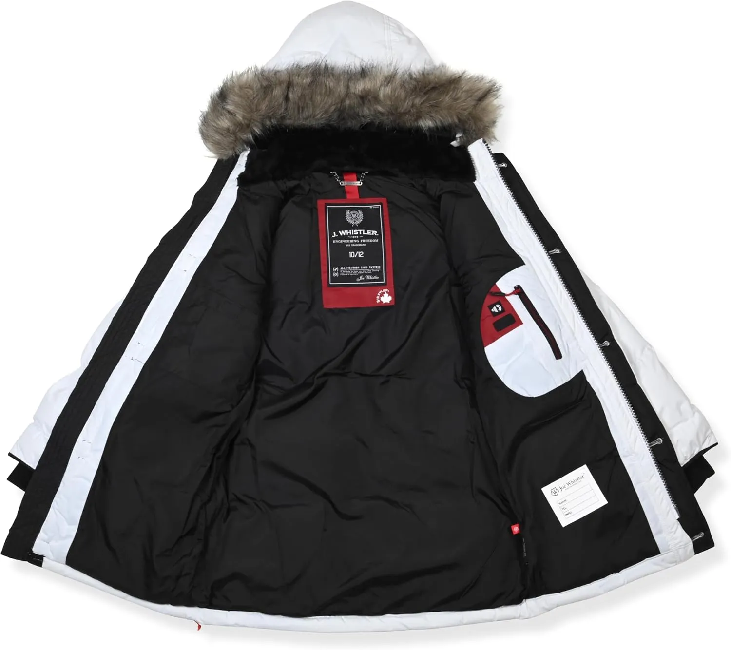 Base Camp Parka Puffer for Boys Heavy Puffer Winter Jacket with Hood and Removable Faux Fur