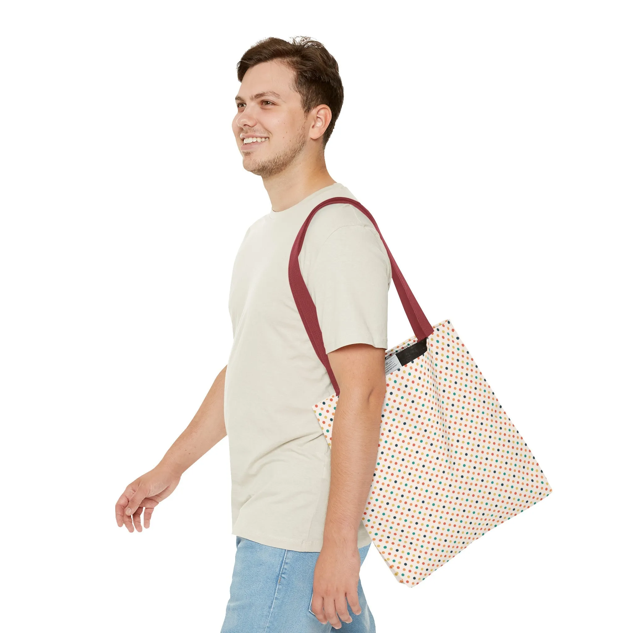 Beach Polka Dots Tote Bag