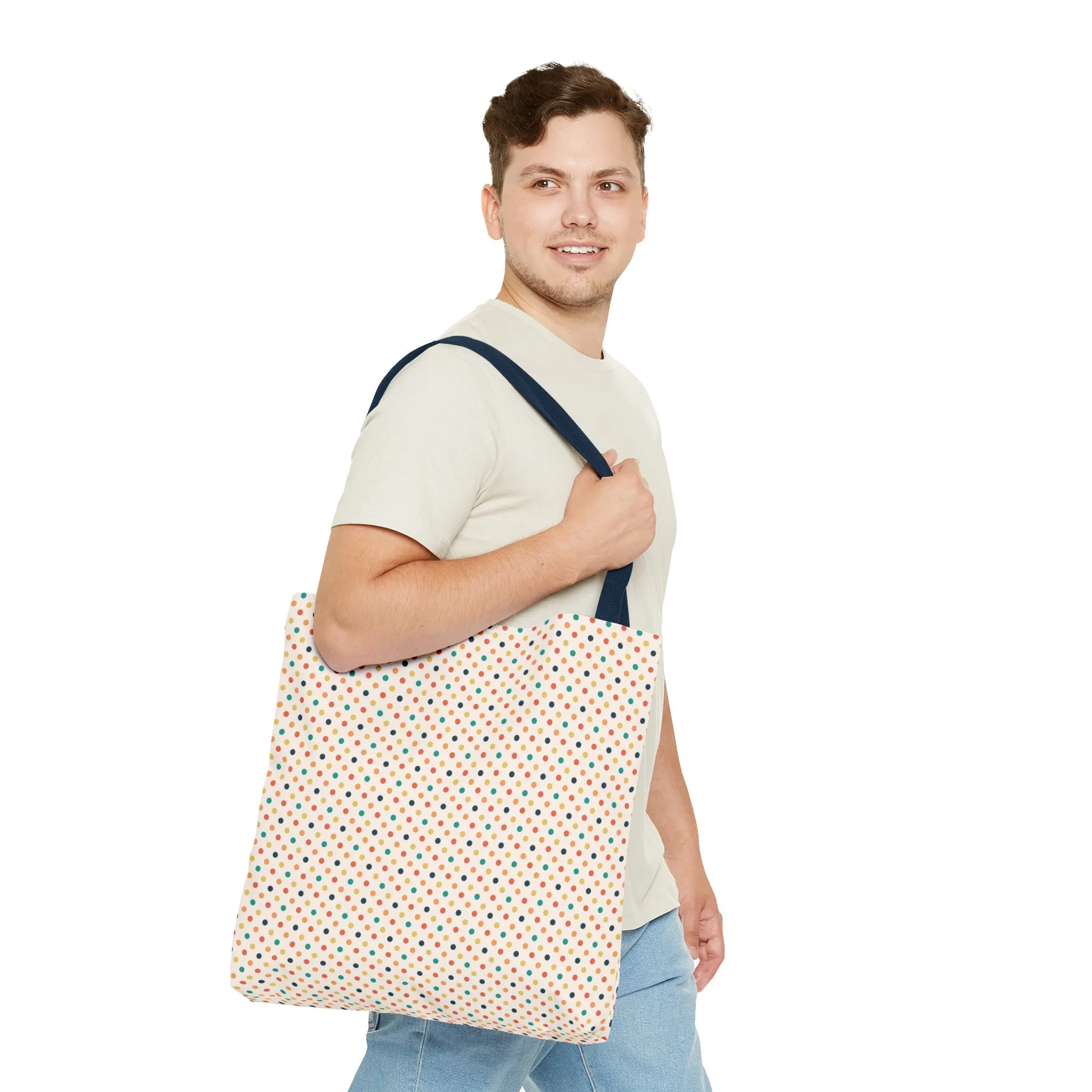 Beach Polka Dots Tote Bag