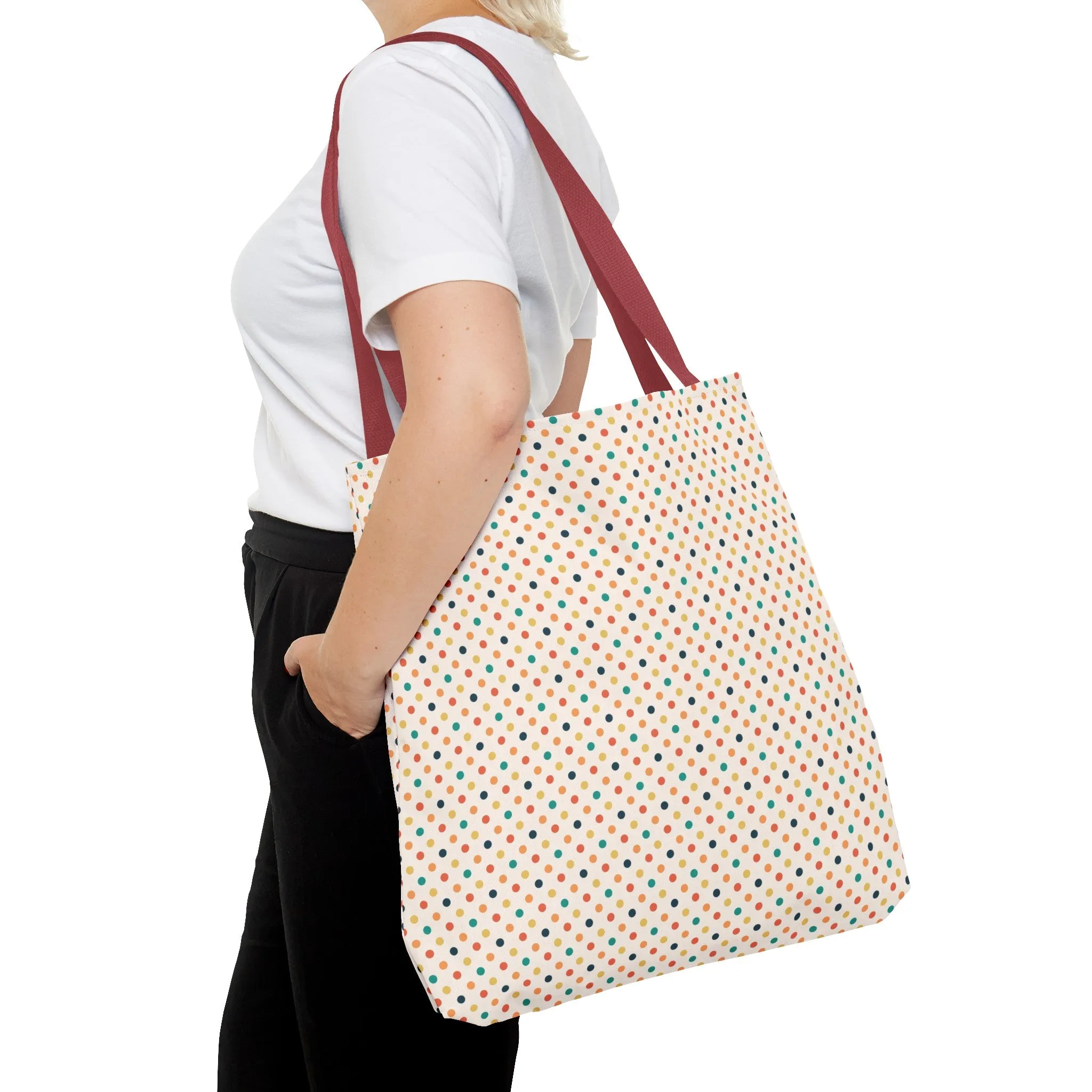 Beach Polka Dots Tote Bag