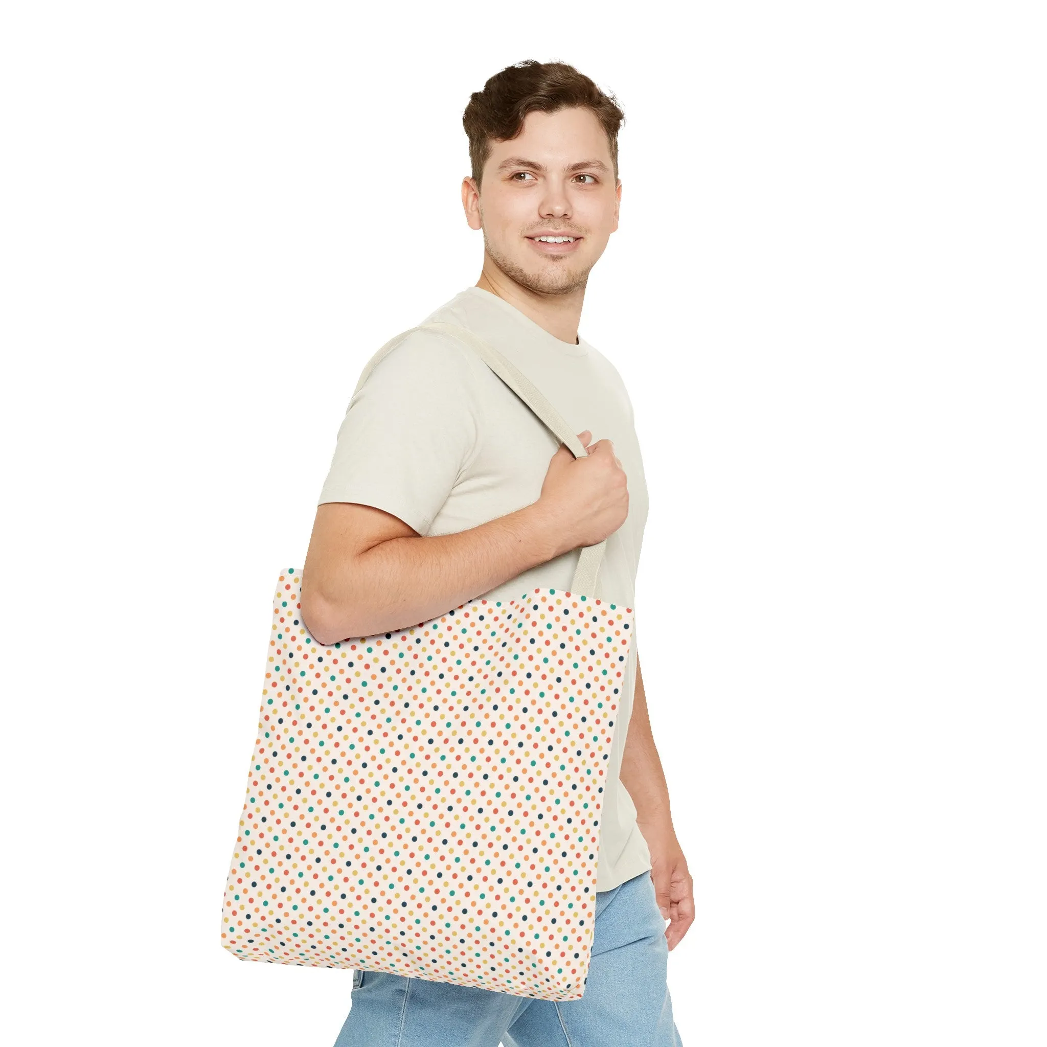 Beach Polka Dots Tote Bag