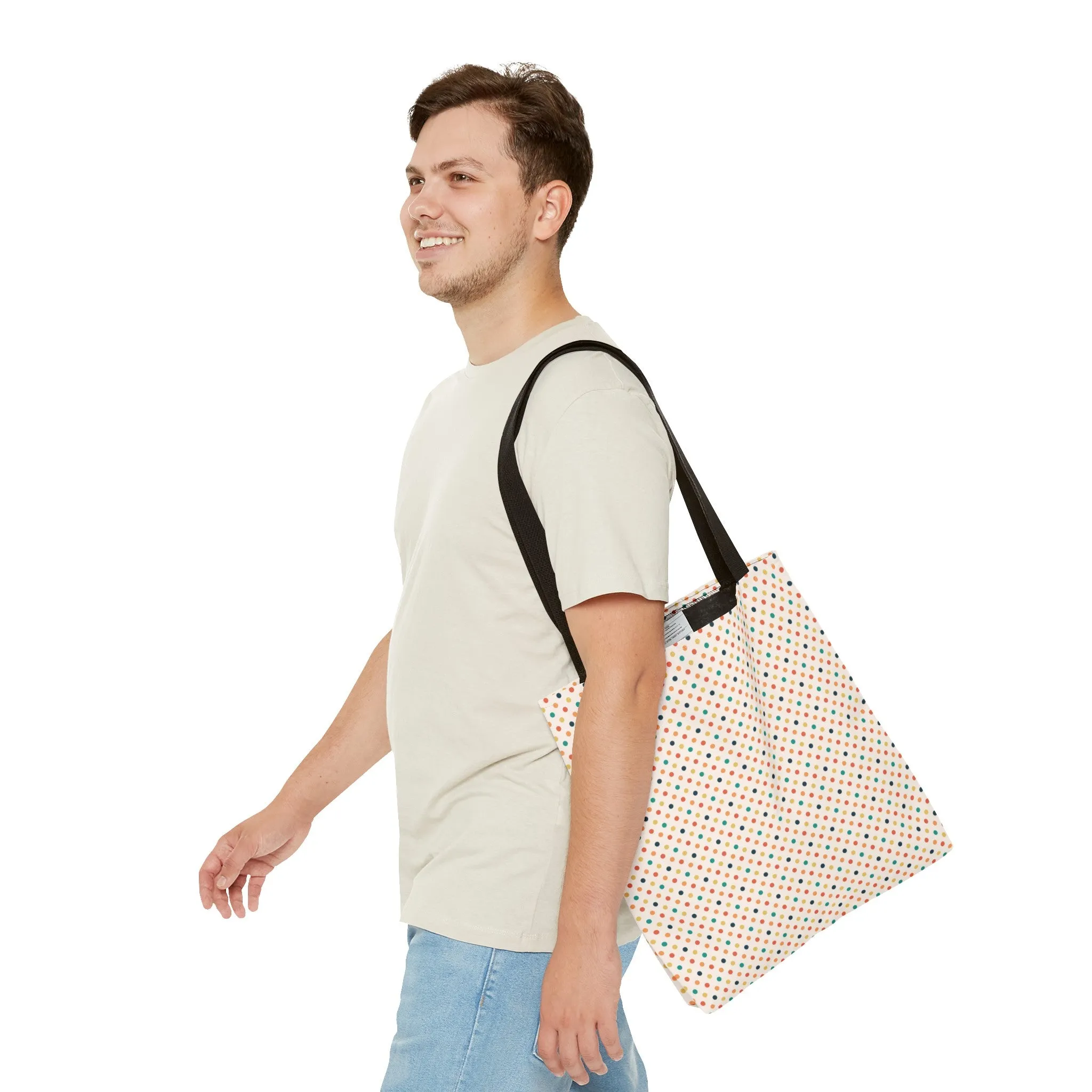 Beach Polka Dots Tote Bag