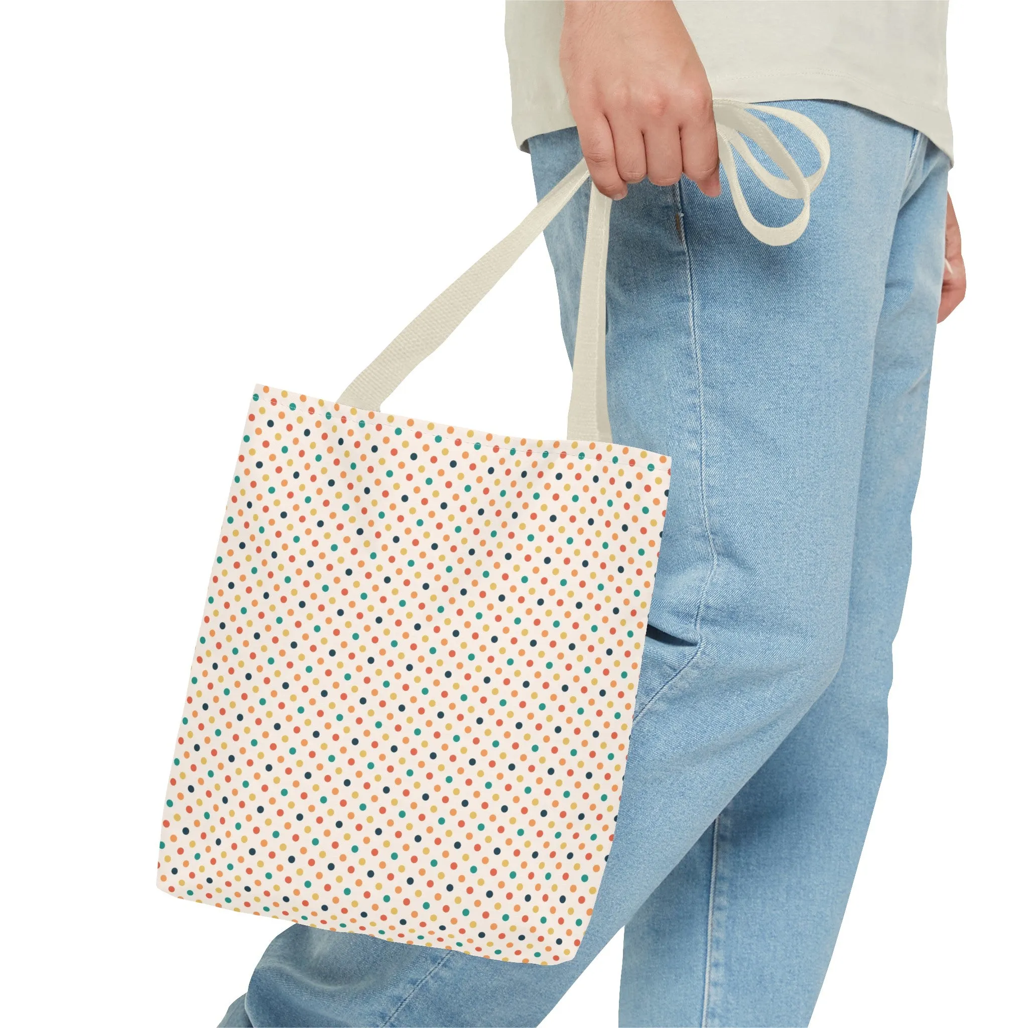 Beach Polka Dots Tote Bag