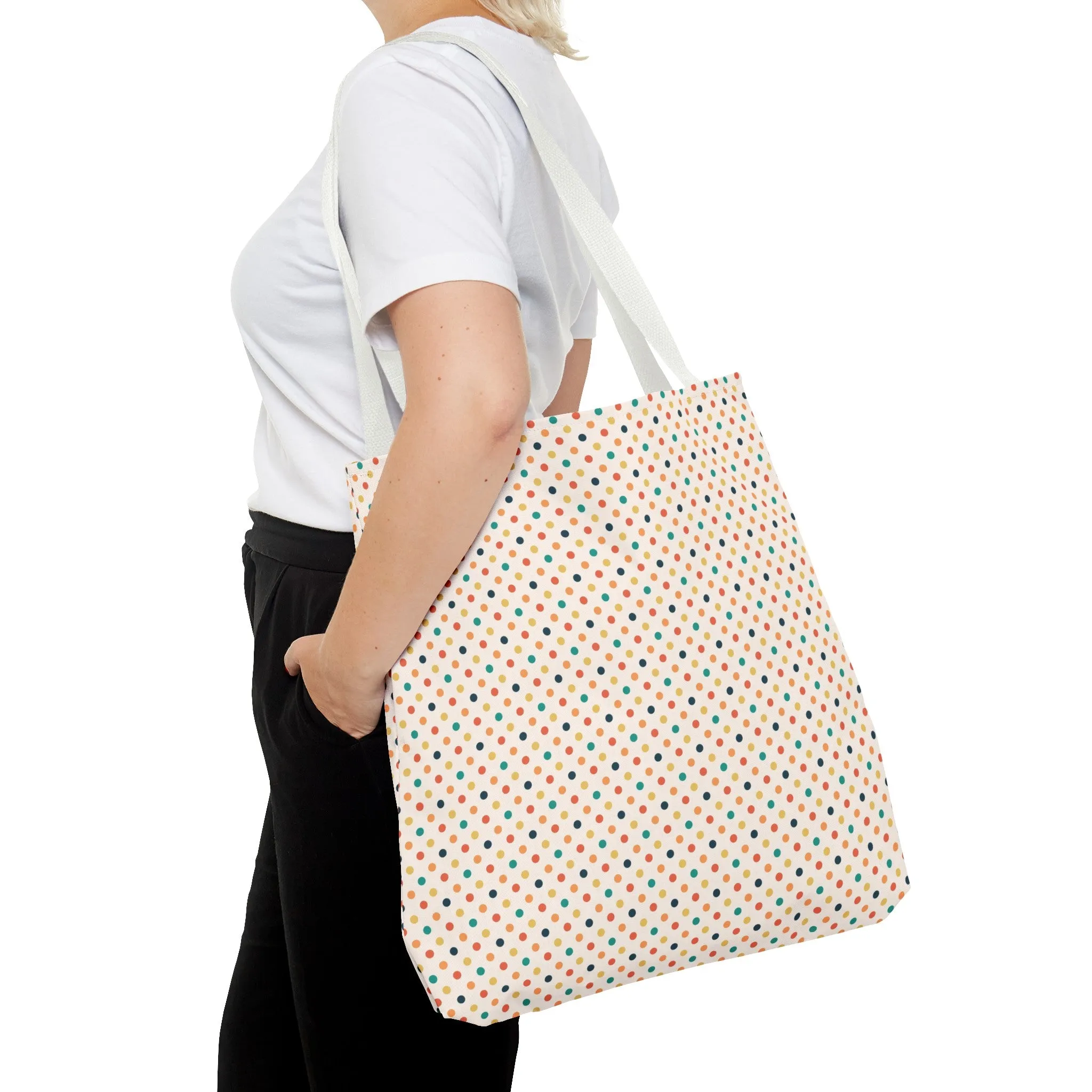 Beach Polka Dots Tote Bag