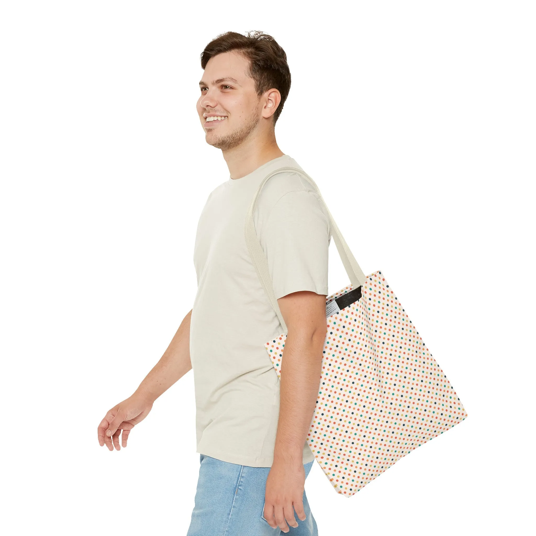 Beach Polka Dots Tote Bag
