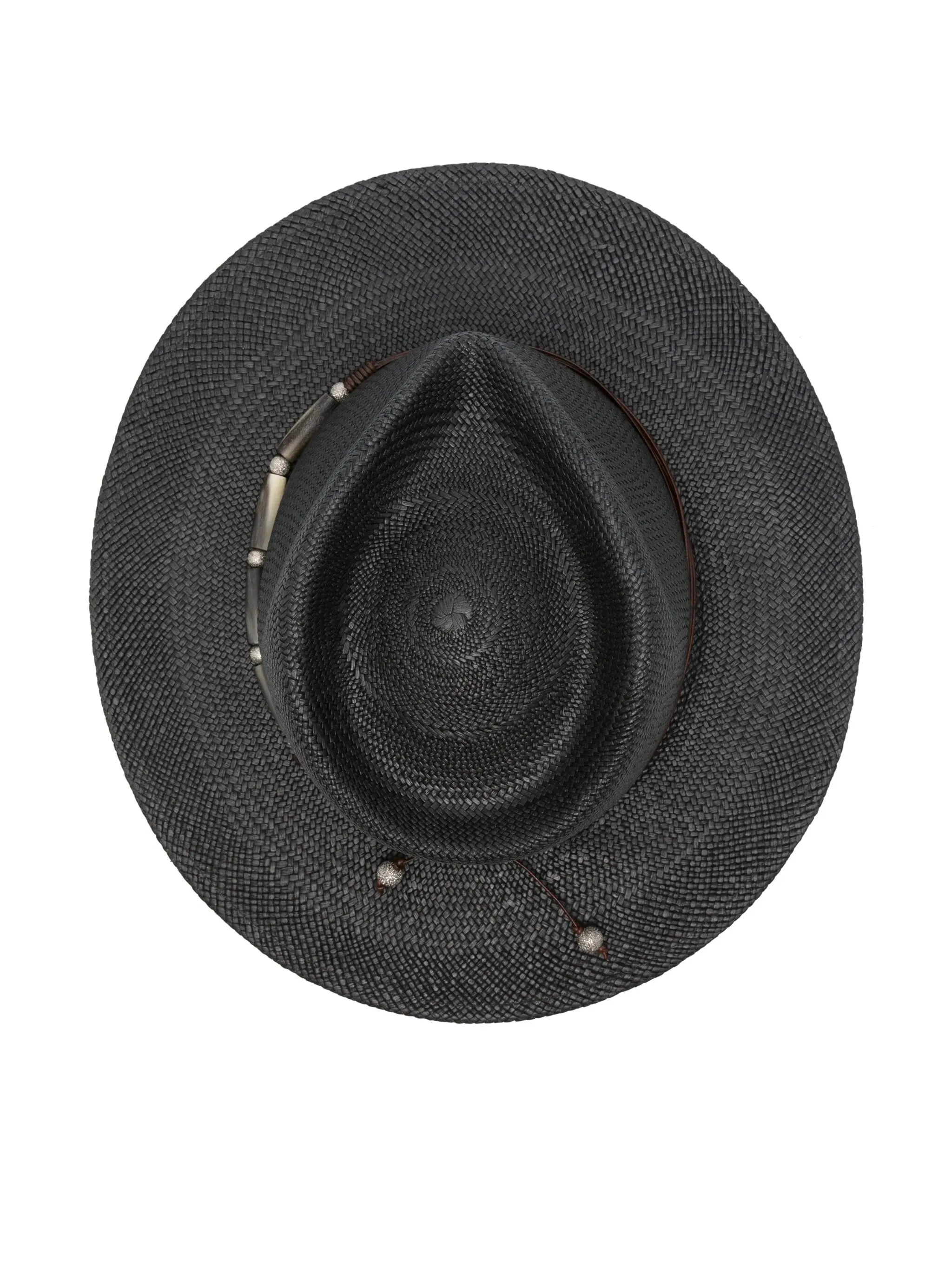 Bead-embellished Fedora