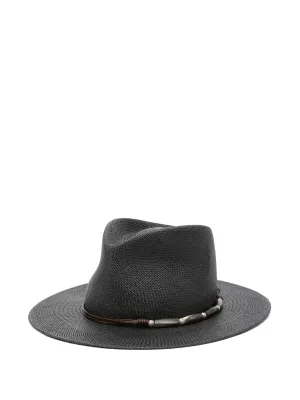 Bead-embellished Fedora