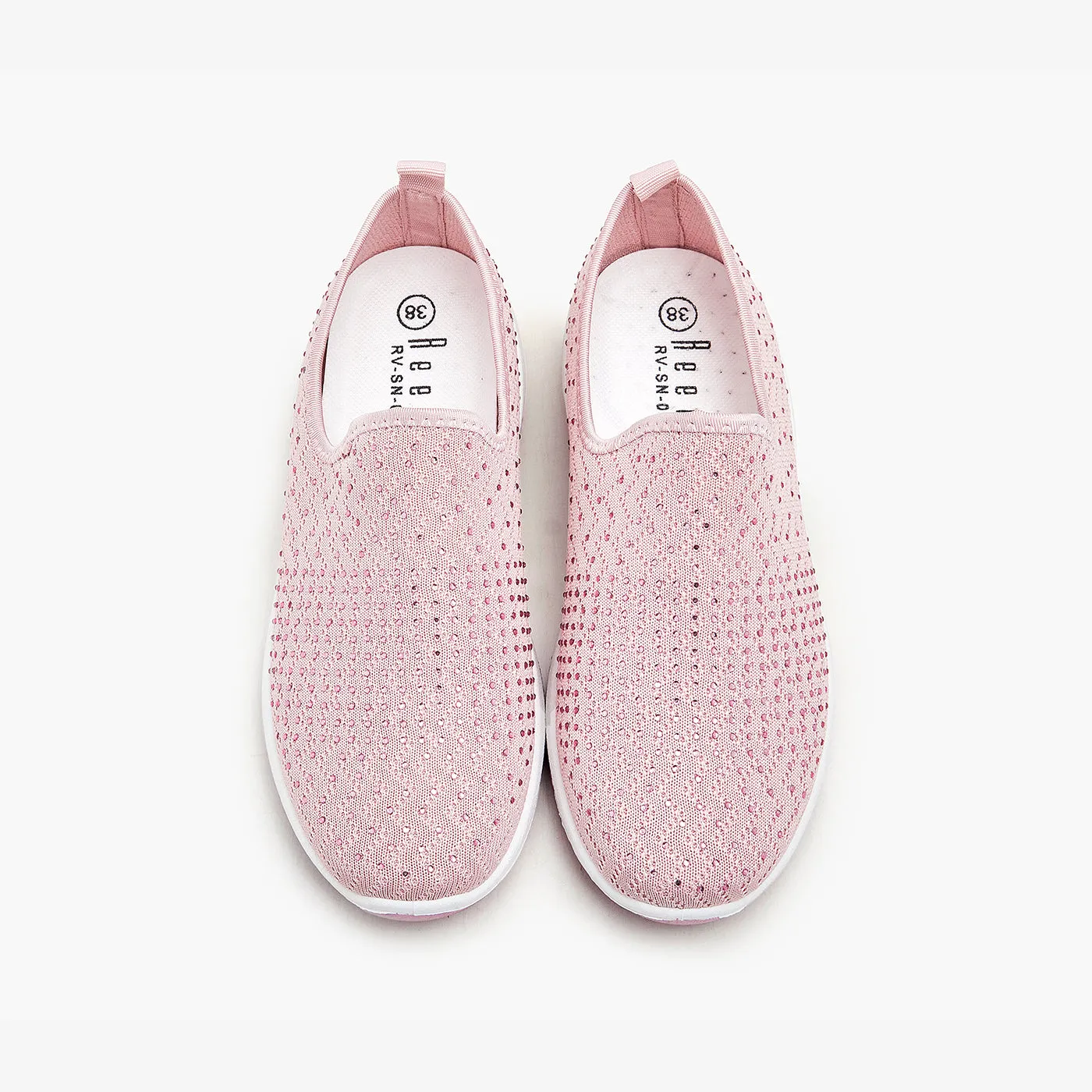 Bead Embellished Sneakers
