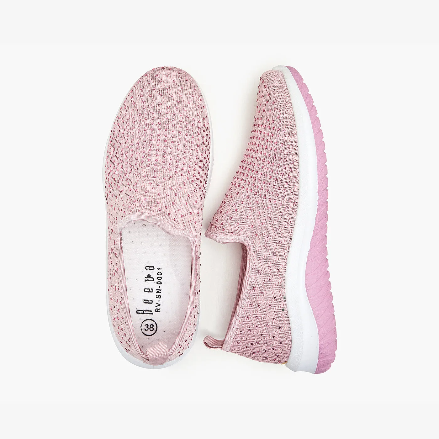 Bead Embellished Sneakers