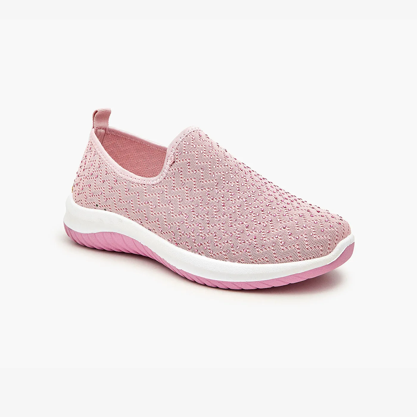 Bead Embellished Sneakers