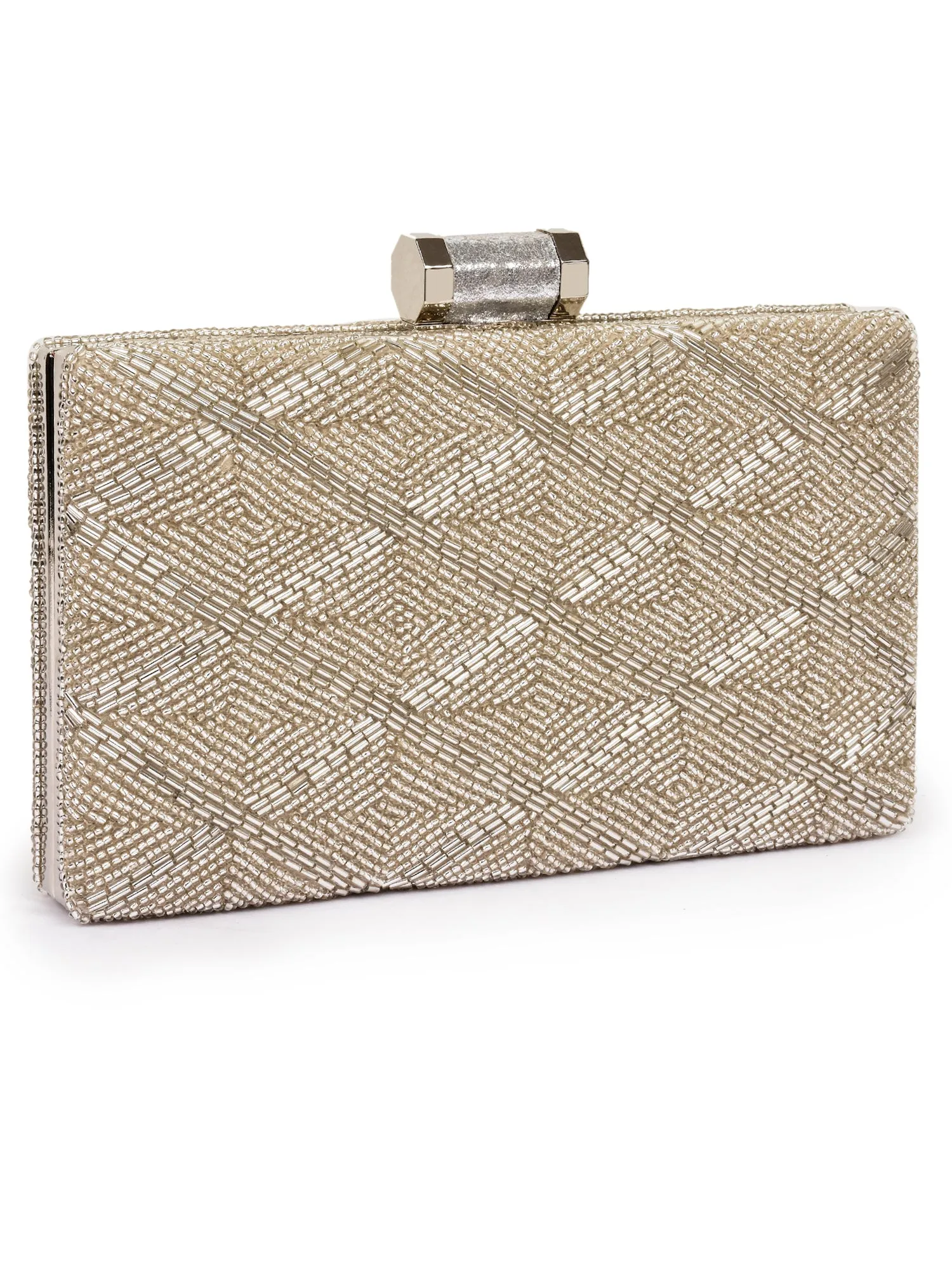 Beaded Box Clutch