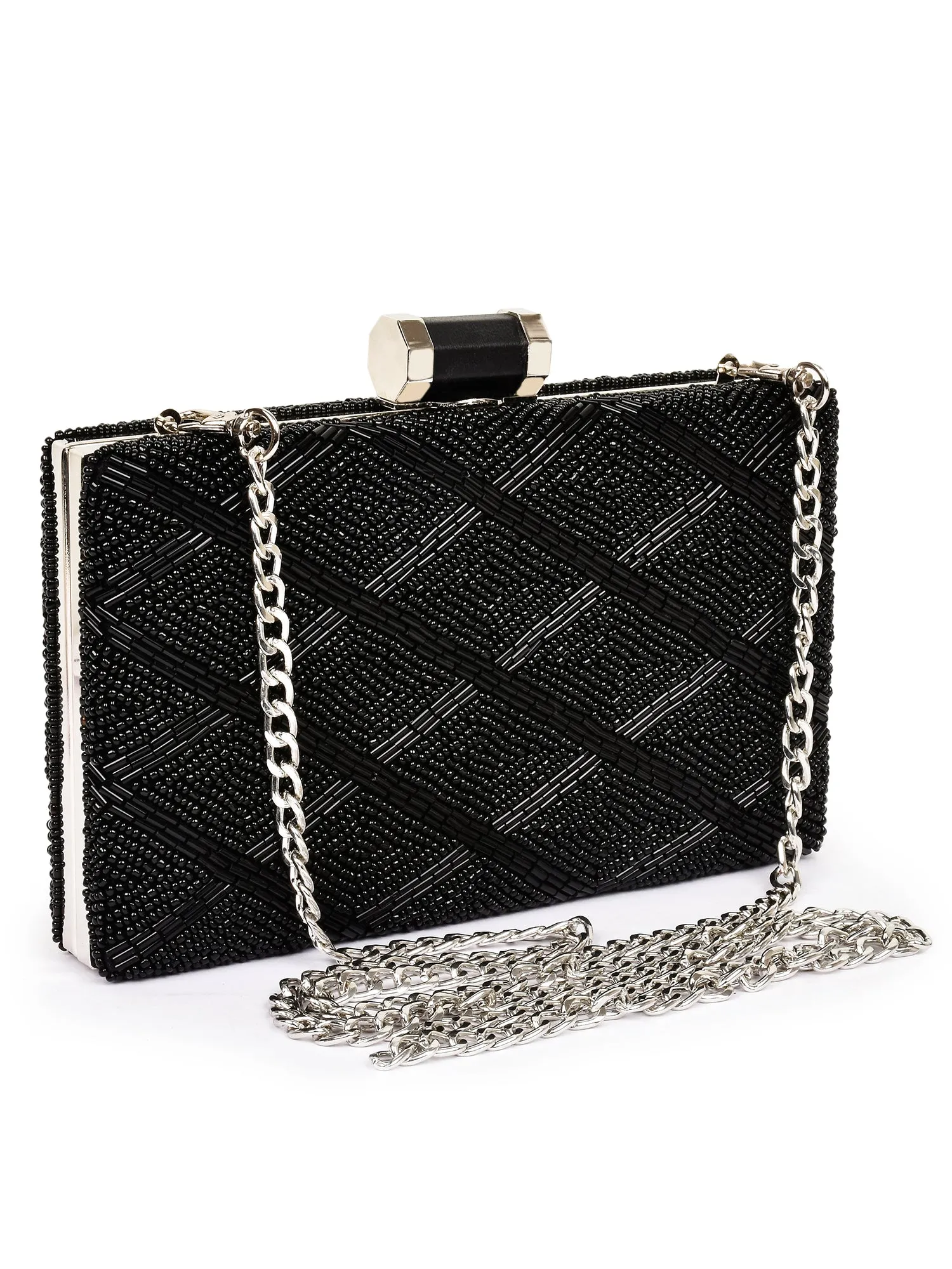 Beaded Box Clutch