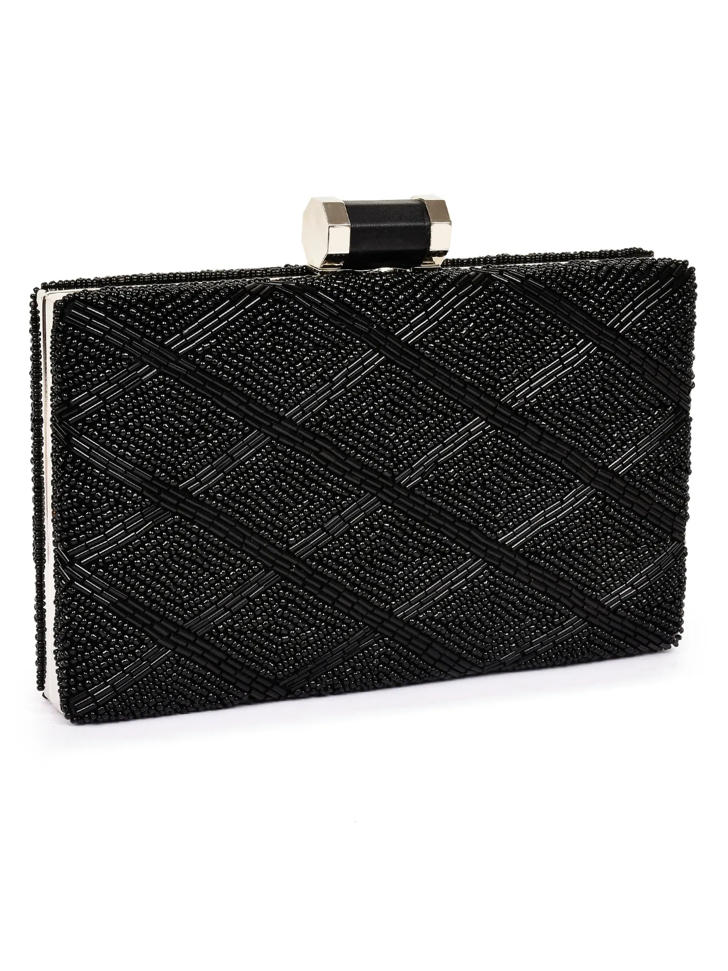 Beaded Box Clutch