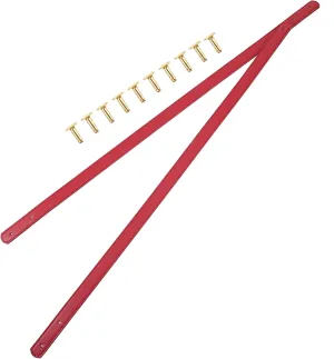 Beatifufu DIY Bag Handles Set Leather Handle Straps for Handbag Shoulder Straps Handle Repair Pu Leather Mini Hole Easy to Attach