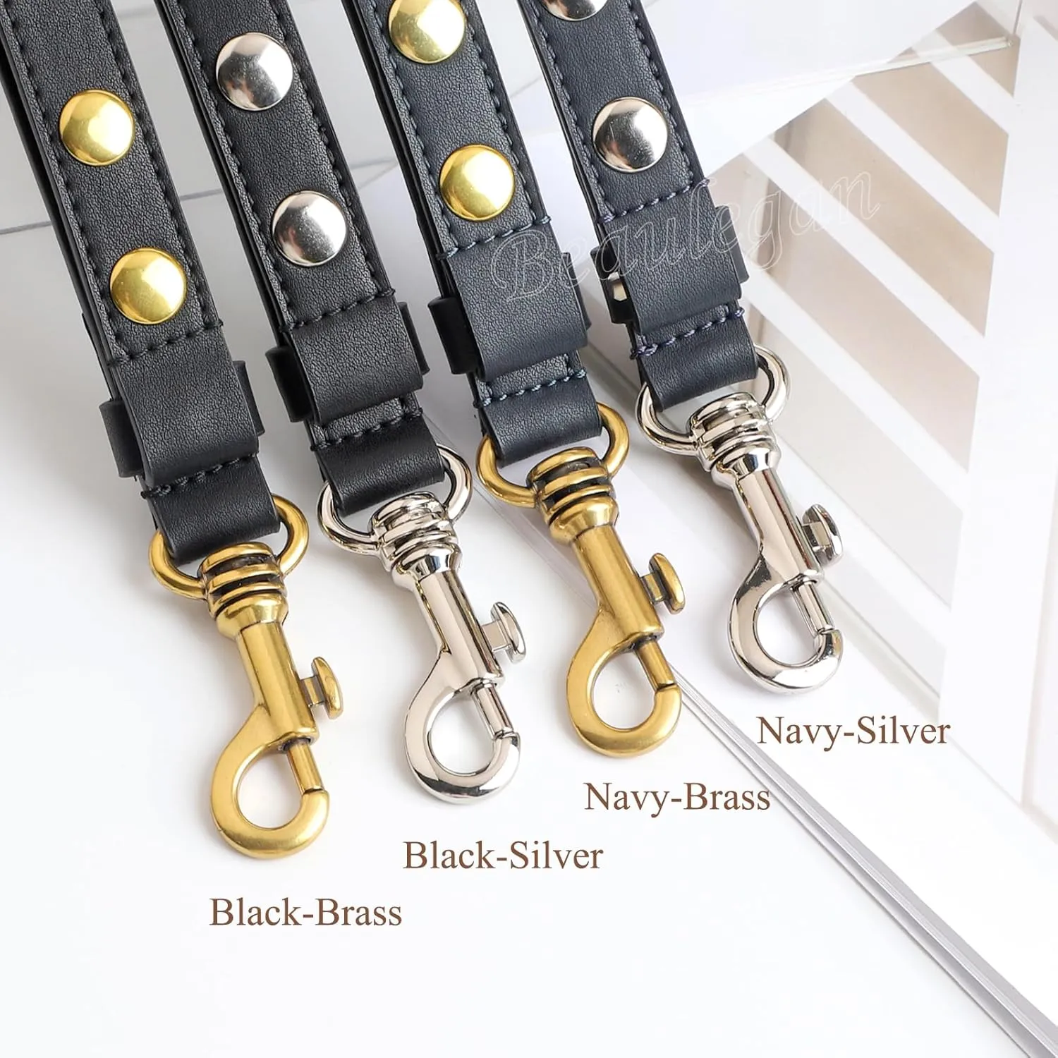 BEAULEGAN Classic Purse Strap Replacement - Microfiber Leather, 27-35-45 Inch Long Adjustable for Handbag/Shoulder/Crossbody Bag