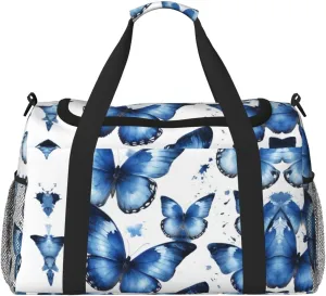 Beautiful Butterfly print Weekender Overnight Carry On Bag Gym Luggage Bag Duffel Bag for Travel Women