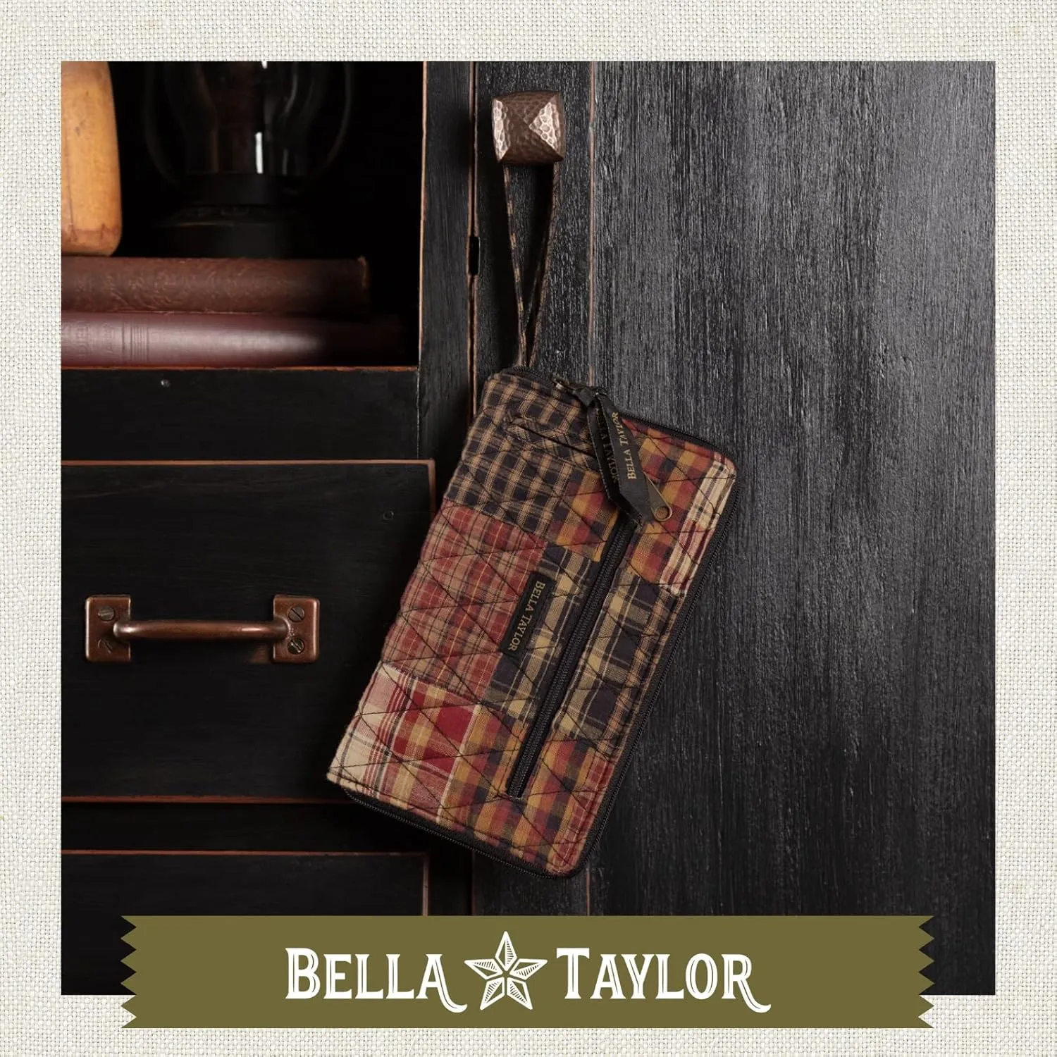 Bella Taylor Wrist Strap Wallet for Women | Multi Card Zip Around Wallet with RFID Protection and Wristlet Strap