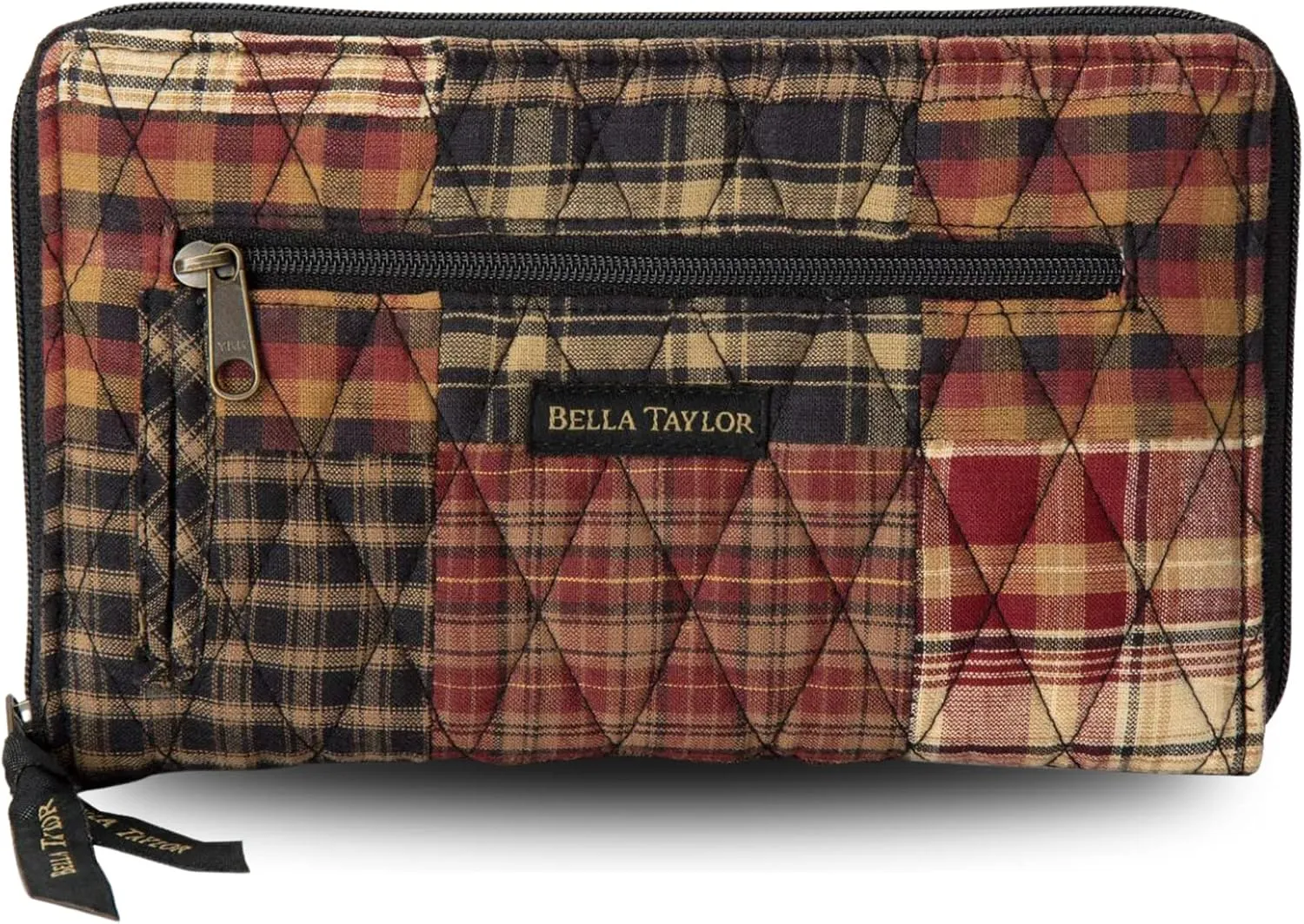 Bella Taylor Wrist Strap Wallet for Women | Multi Card Zip Around Wallet with RFID Protection and Wristlet Strap