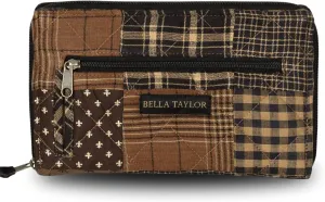 Bella Taylor Wrist Strap Wallet for Women | Multi Card Zip Around Wallet with RFID Protection and Wristlet Strap