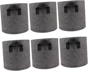 BESPORTBLE Planting-Grow-Bags High Survival Rate 6pcs Non-Woven Fabric Gardening Plant Nursery Pots