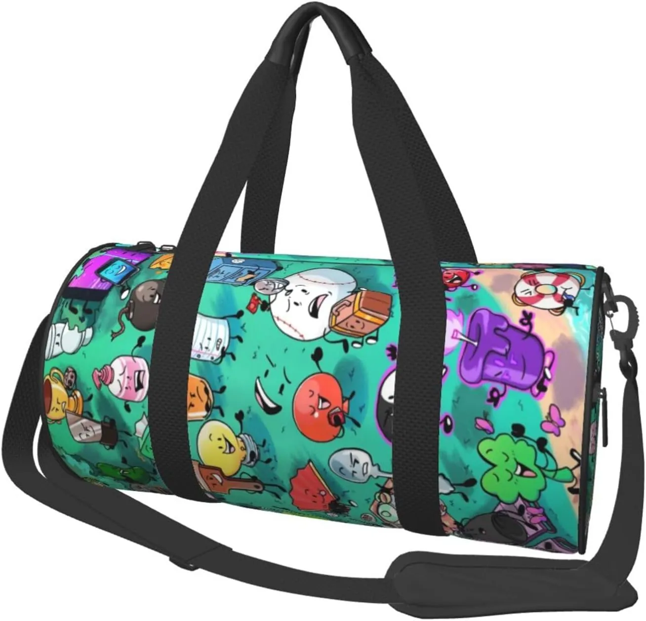 Bfdi-Battle for Dream Island Duffel Bags,Traveling Sports Gym Bags for Men and Women