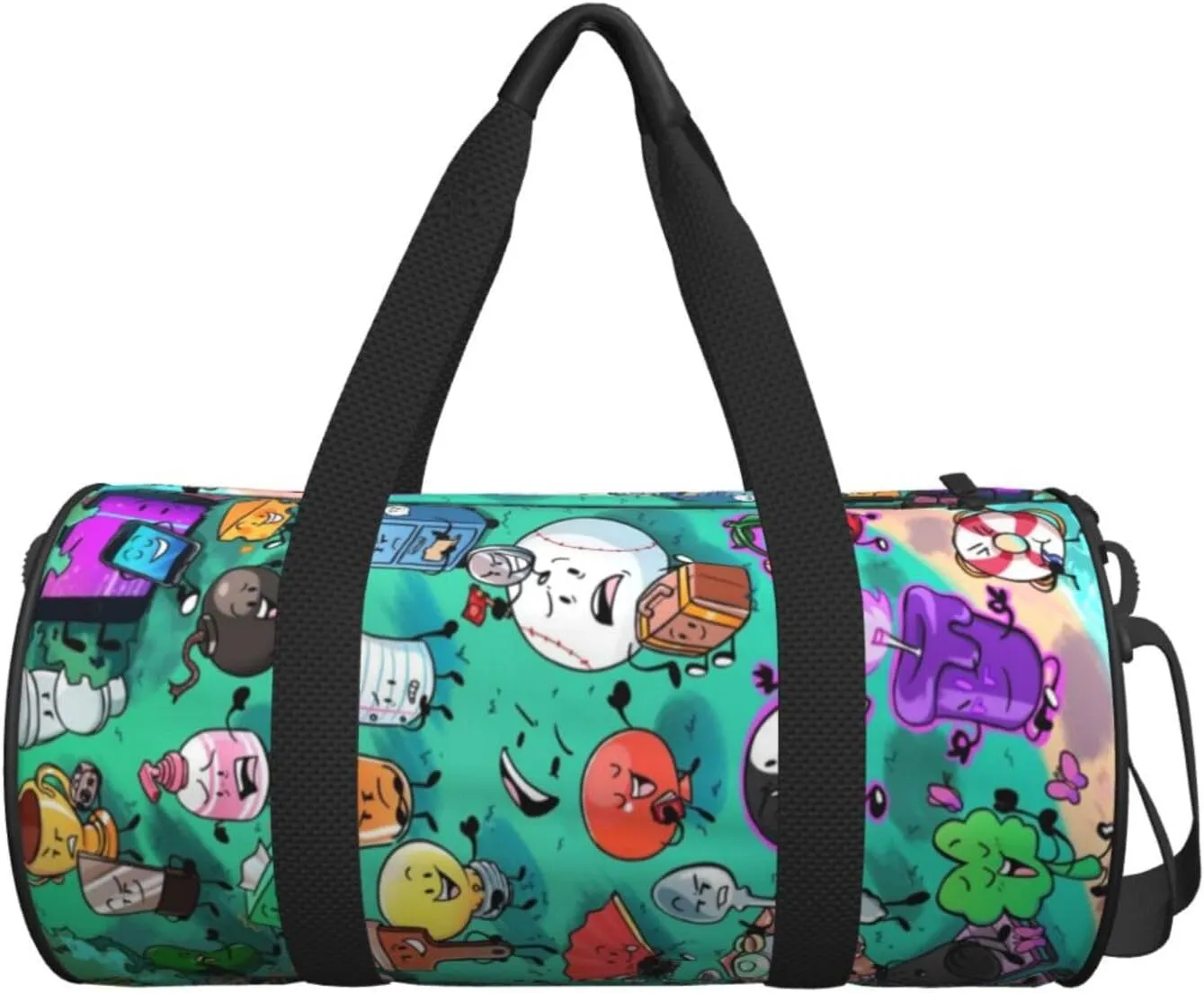 Bfdi-Battle for Dream Island Duffel Bags,Traveling Sports Gym Bags for Men and Women