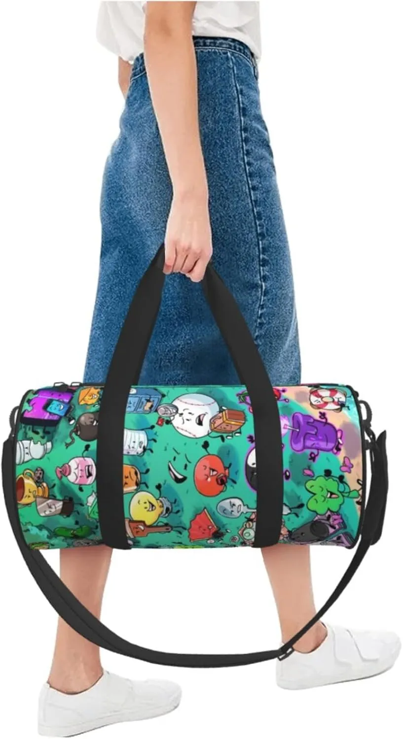 Bfdi-Battle for Dream Island Duffel Bags,Traveling Sports Gym Bags for Men and Women