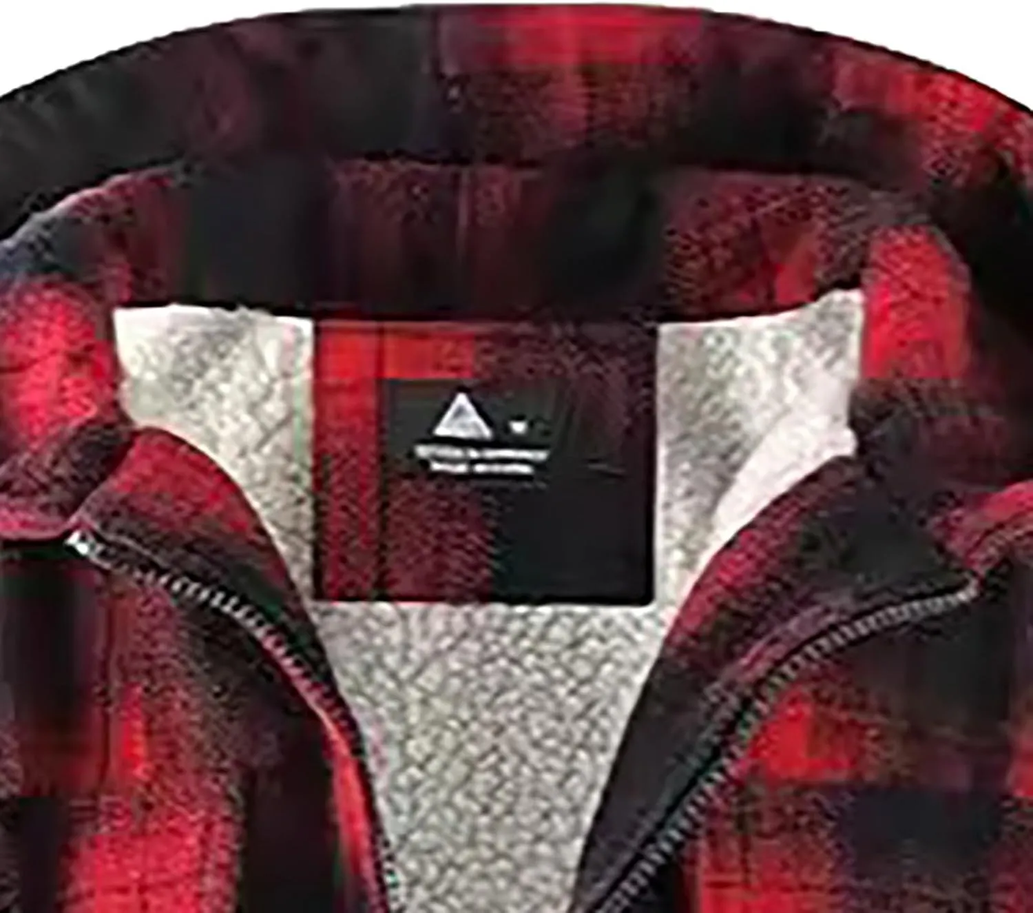 Big and Tall Flannel Jacket for Men Cotton Plaid Fleece Lined Hoodies Sherpa Full Zip Plus Size Fall Winter Warm Coat