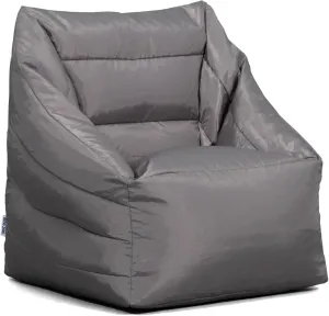 Big Joe Aurora Bean Bag Chair, Graphite Smartmax, Durable Polyester Nylon Blend, 2.2 feet